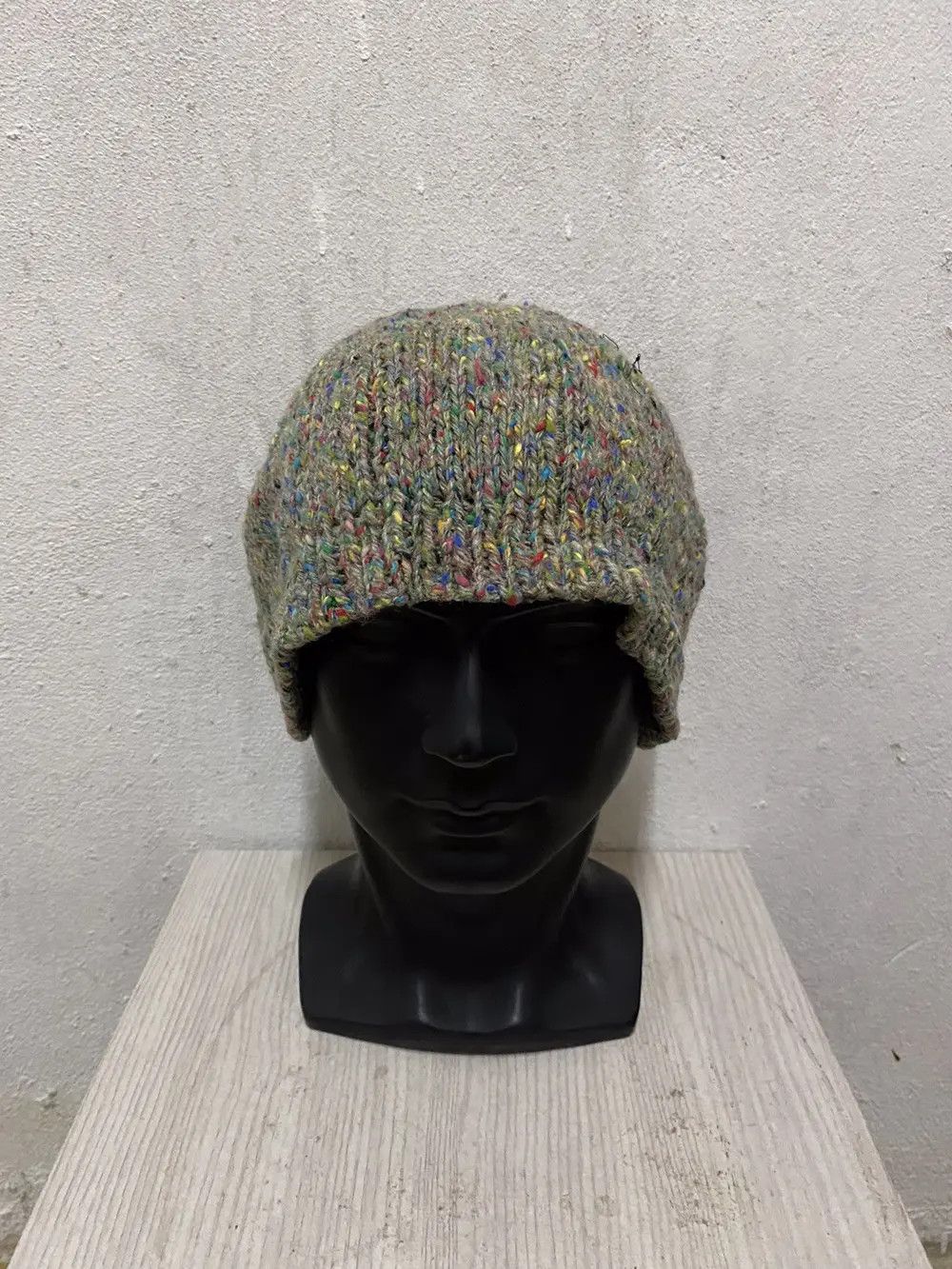 Kapital Japanese Brand Rare Design Knit Beanie Hat Size ONE SIZE - 3 Thumbnail
