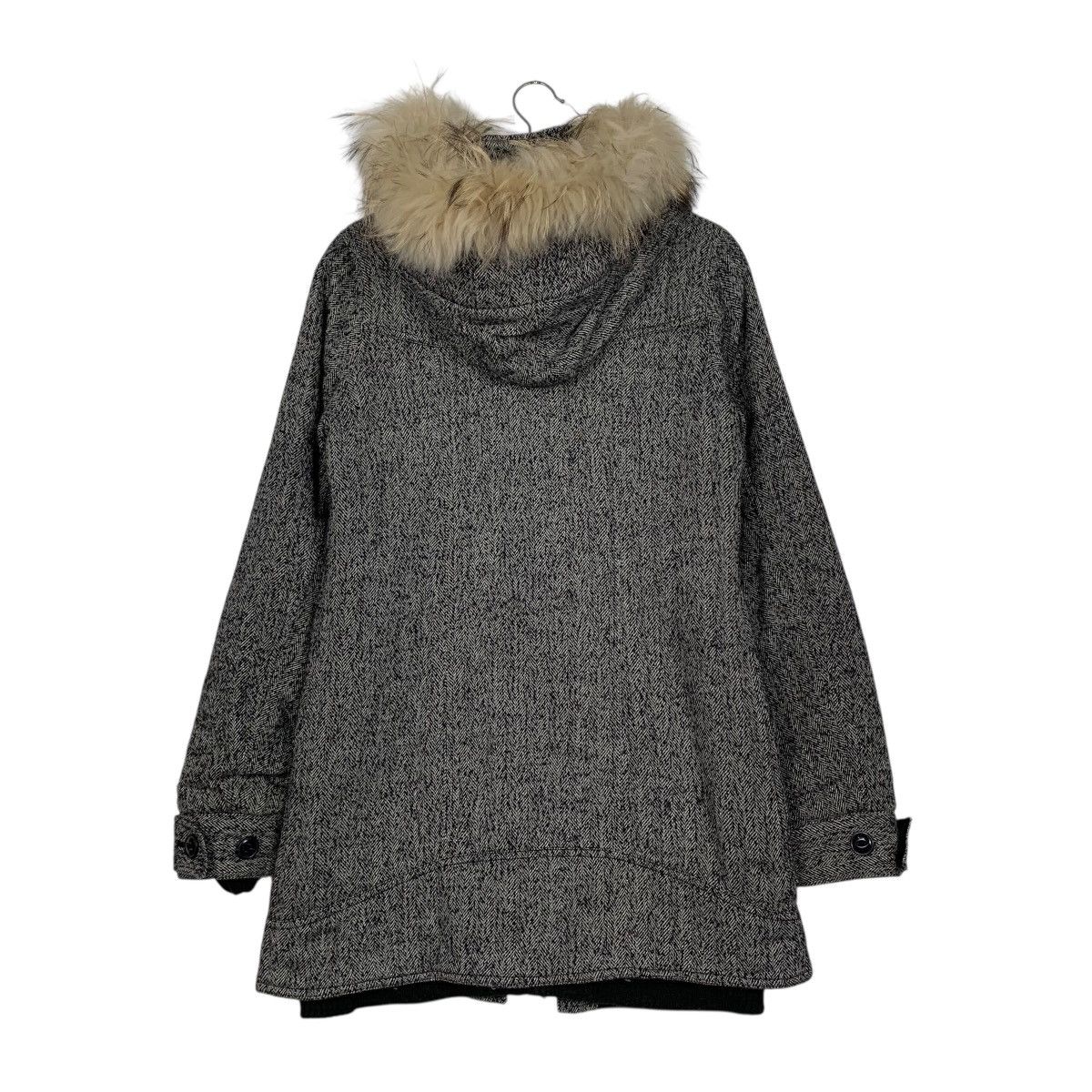 Japanese Brand Sly Military Herringbone Hooded Long Jacket Size US S / EU 44-46 / 1 - 7 Thumbnail