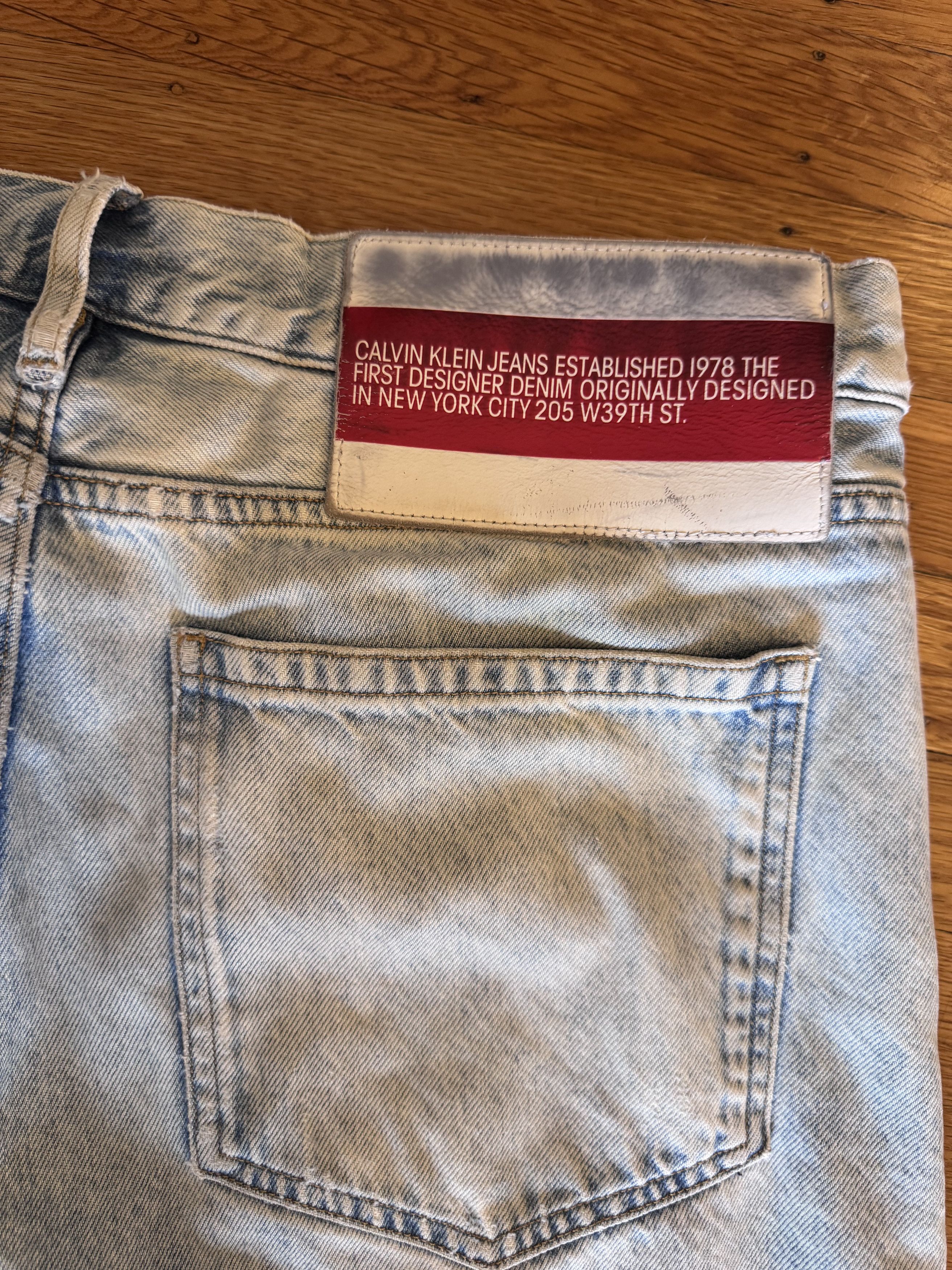 Calvin Klein 205W39NYC Calvin Kelin 205W39NYC Raf Simons Stonewash Jeans Size US 32 / EU 48 - 14 Thumbnail