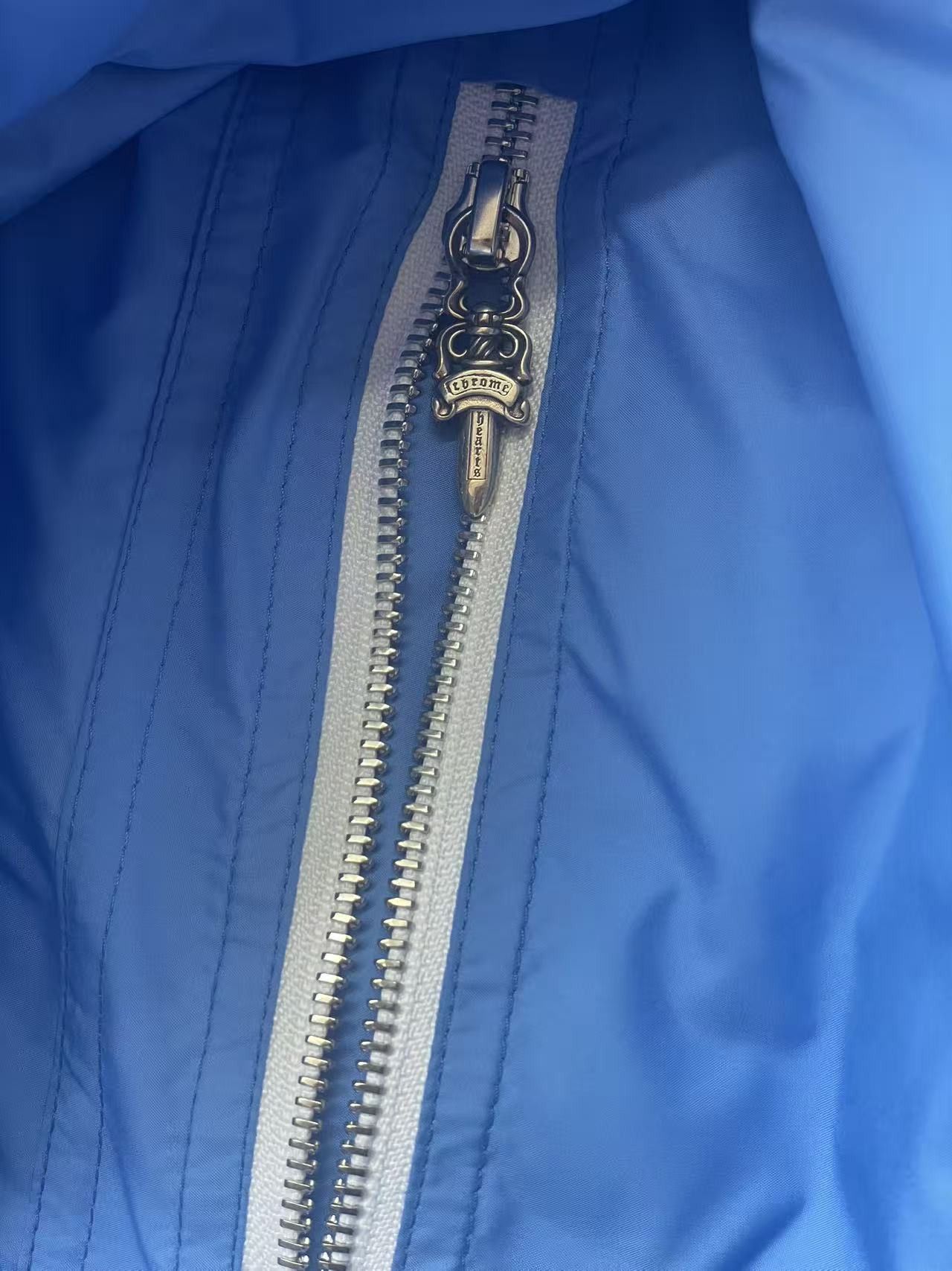 Chrome Hearts Chrome Hearts Unisex Tonal Plus Blue Puffer Down Vest Size L / US 10 / IT 46 - 14 Thumbnail