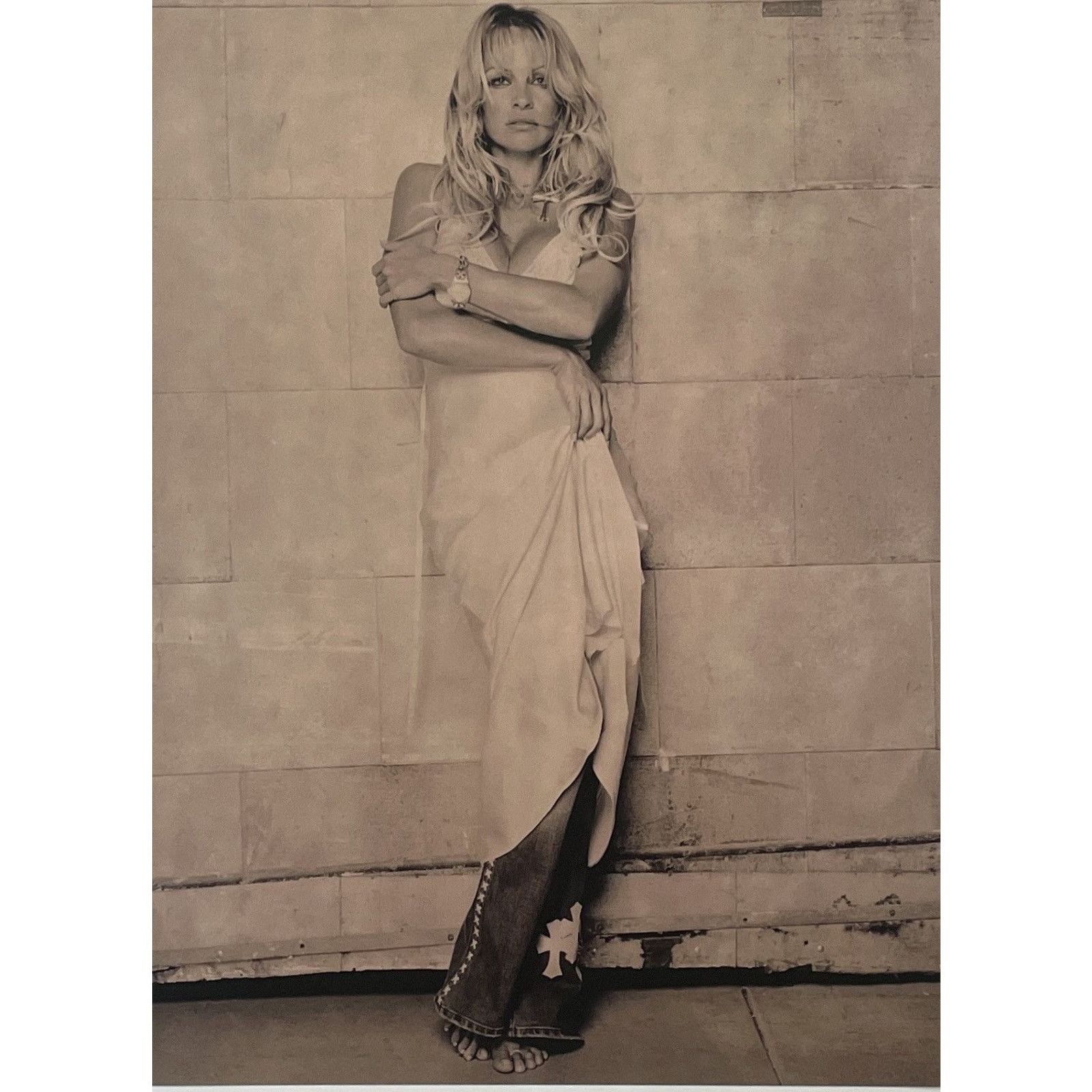 Chrome Hearts × Vintage Chrome Hearts vintage Hot lady photo Poster framed 9x11 Size ONE SIZE - 2 Thumbnail