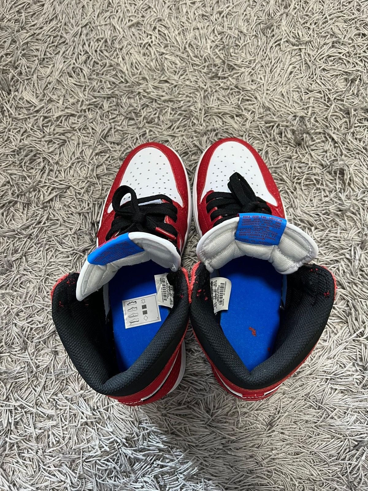 Nike Jordan 1 Retro High Spider Man Origin Story Size US 8.5 / EU 41-42 - 3 Thumbnail
