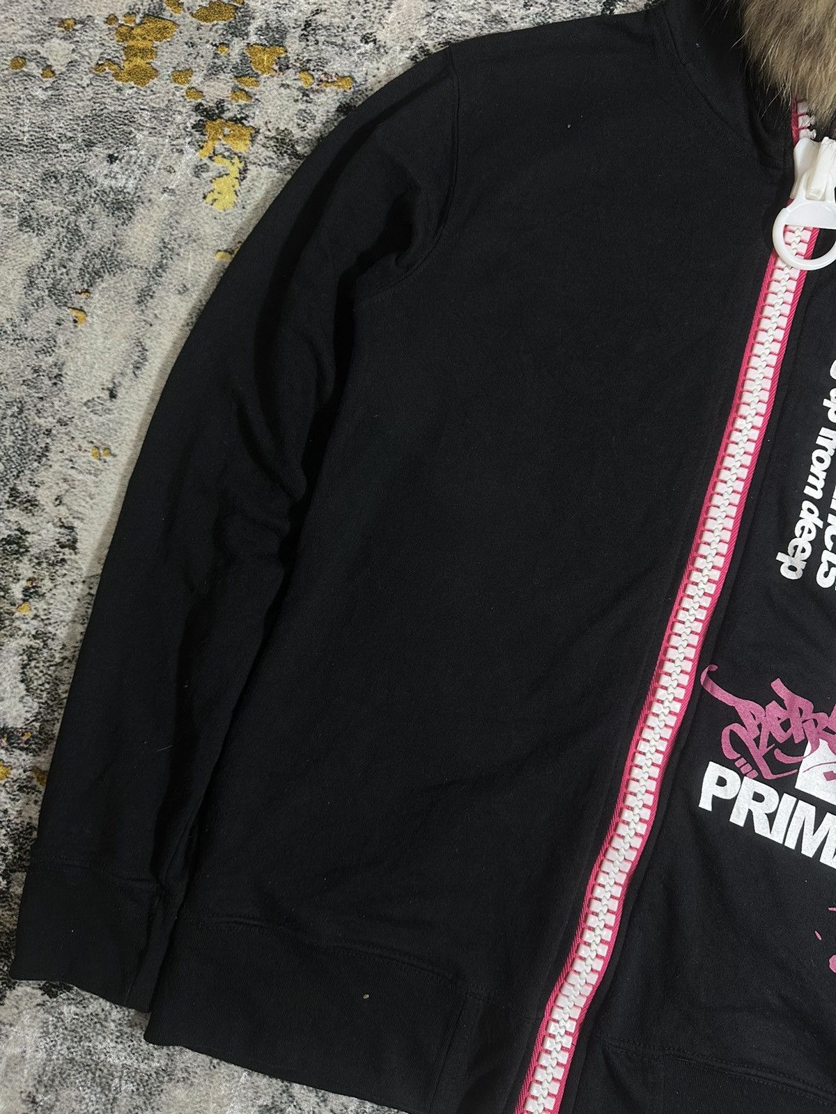If Six Was Nine 2000s BOOTH FULL BIG ZIPPER FUR HOODIE POEM LGB STYLE Size US M / EU 48-50 / 2 - 4 Thumbnail