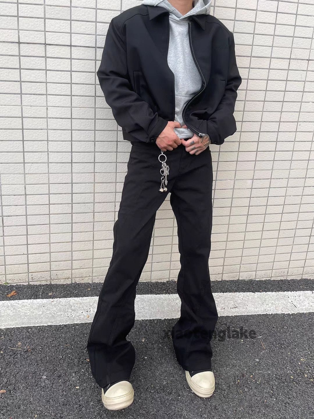 Designer × Japanese Brand × Vintage urban outdoor punk grunge bootcut patchwork pants Size US 30 / EU 46 - 2 Thumbnail