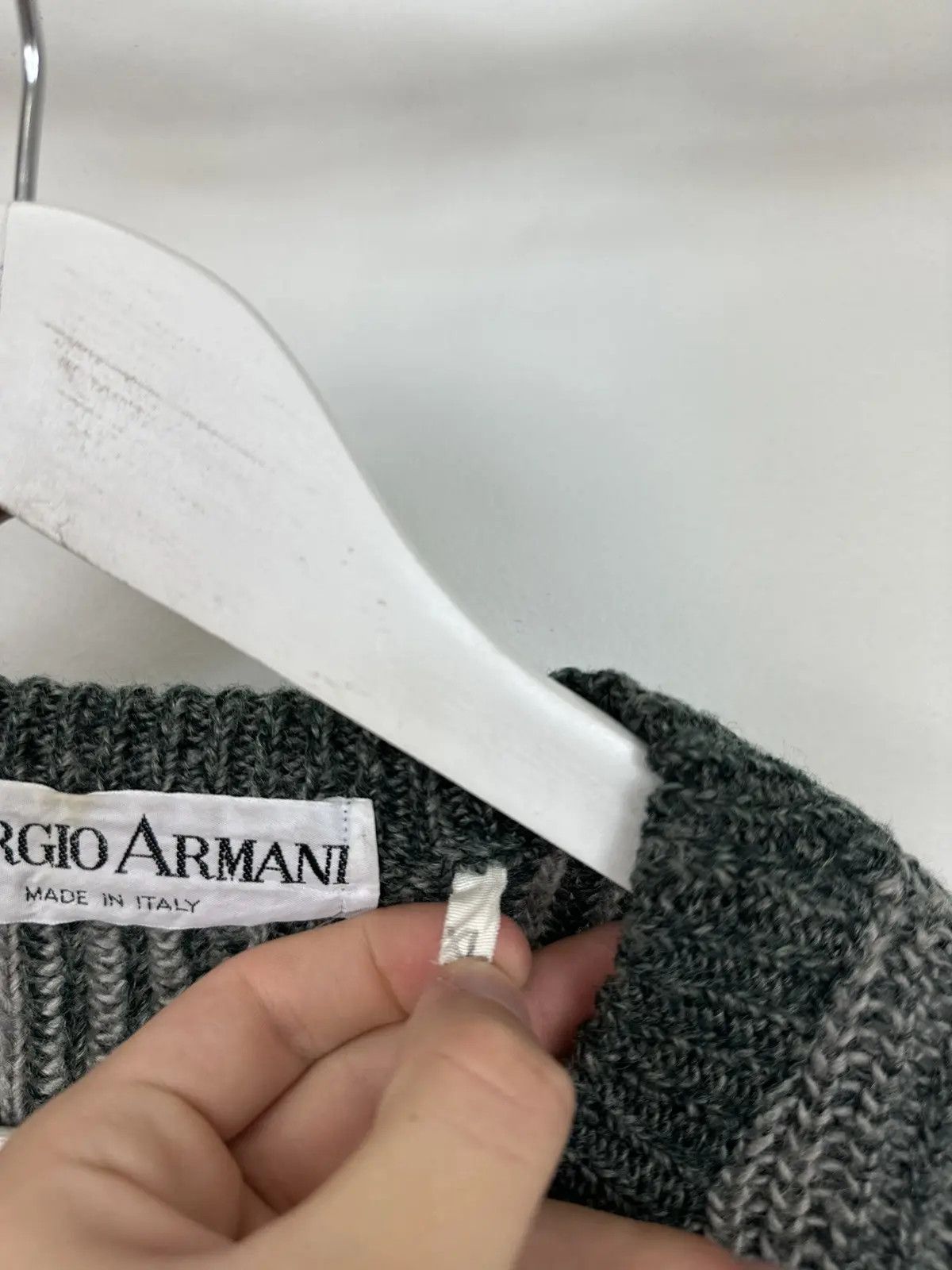 Giorgio Armani Giorgio Armani Wool Sweater Size US XL / EU 56 / 4 - 5 Thumbnail