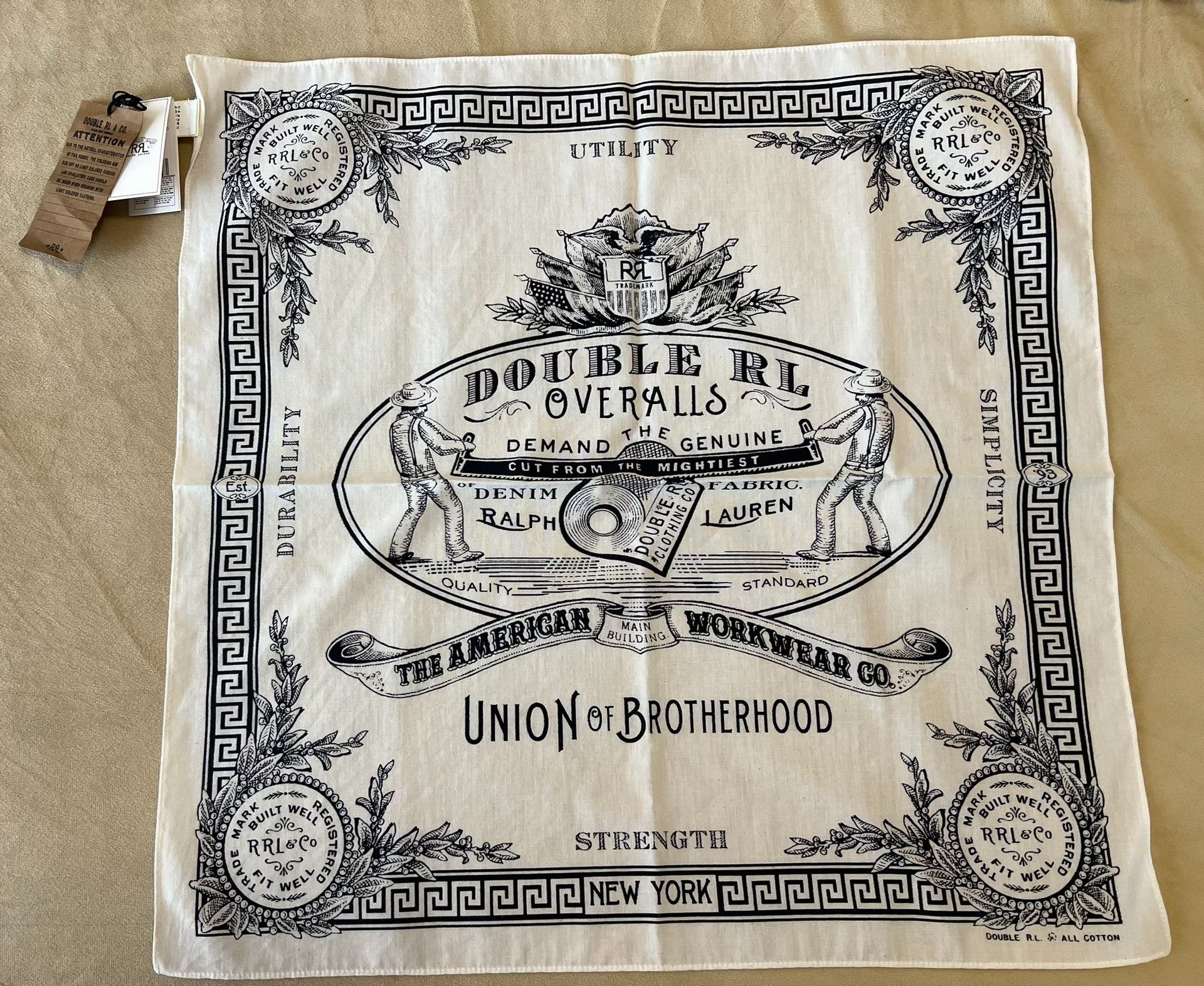RRL Ralph Lauren RRL American Vintage Square Scarf Size ONE SIZE - 1 Preview