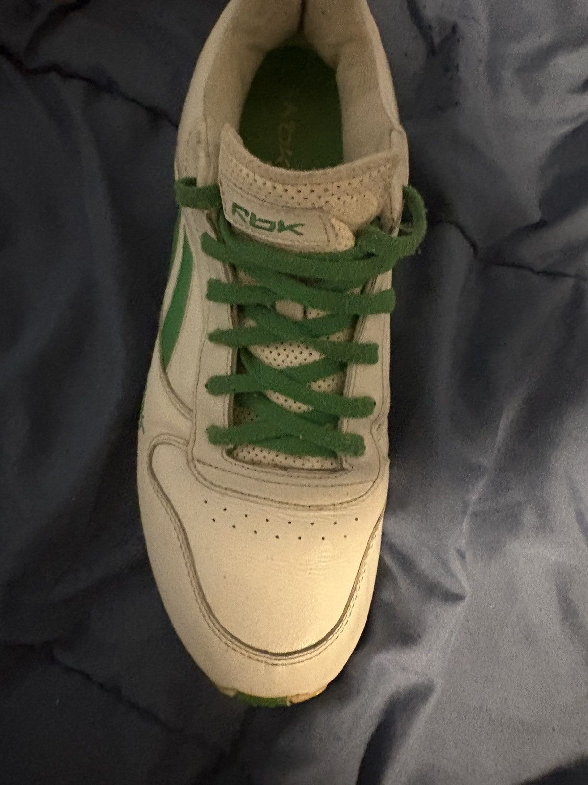 Reebok Reebok RBK RB 512 FLU White Green Men's Low Top Sneakers Size US 8.5 / EU 41-42 - 5 Thumbnail