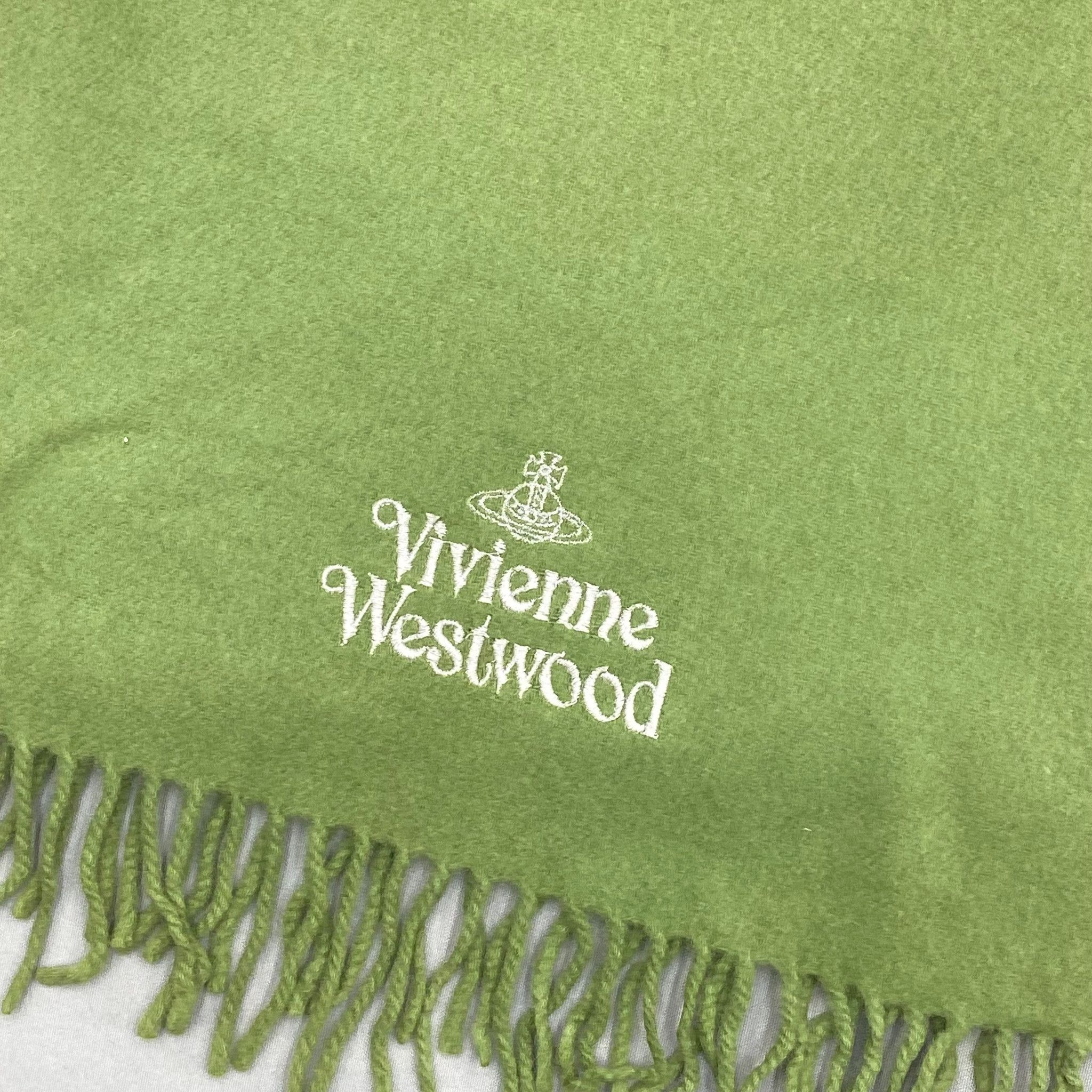 Japanese Brand Vintage Vivienne Westwood Scarf Muffler Wool Orbs Scarves Size ONE SIZE - 4 Thumbnail