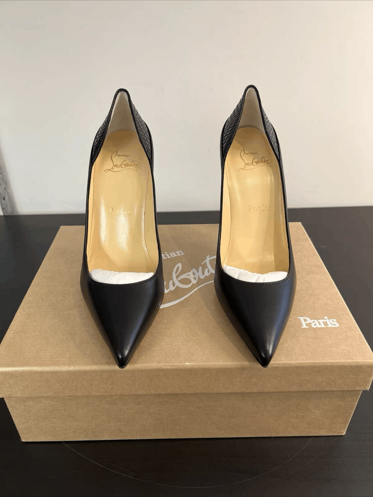 Christian Louboutin Christian Louboutin Masstricht Pump 100 Nappa Black UK 3 Size US 5.5 / IT 35.5 - 2 Thumbnail