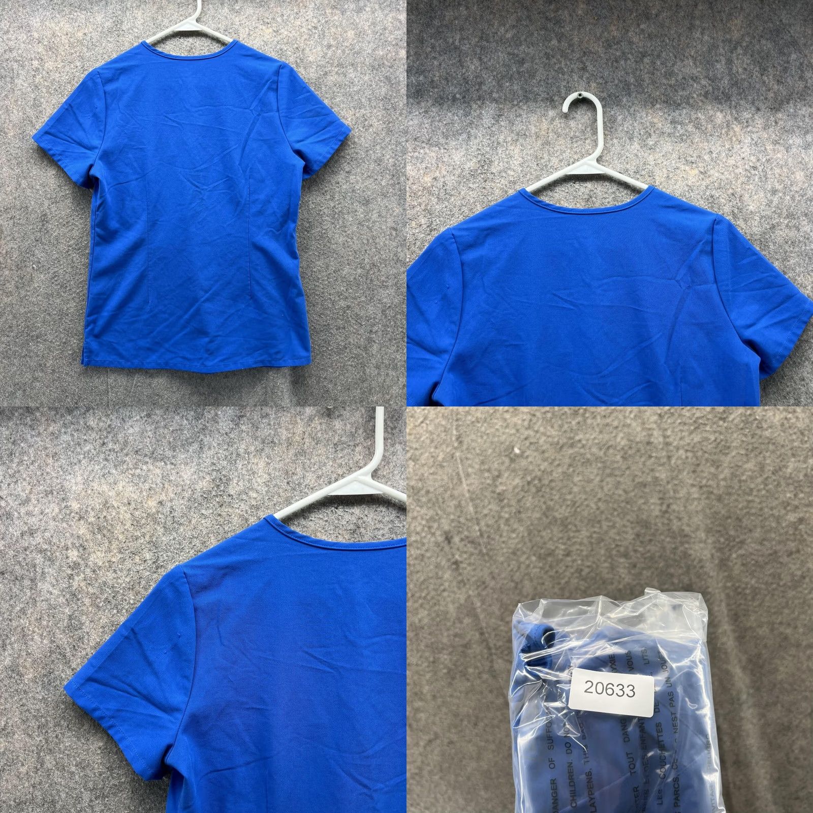 Vintage FIGS Scrub Shirt Women's XS Blue V Neck One Pocket Technical Collection Size S / US 4 / IT 40 - 9 Thumbnail