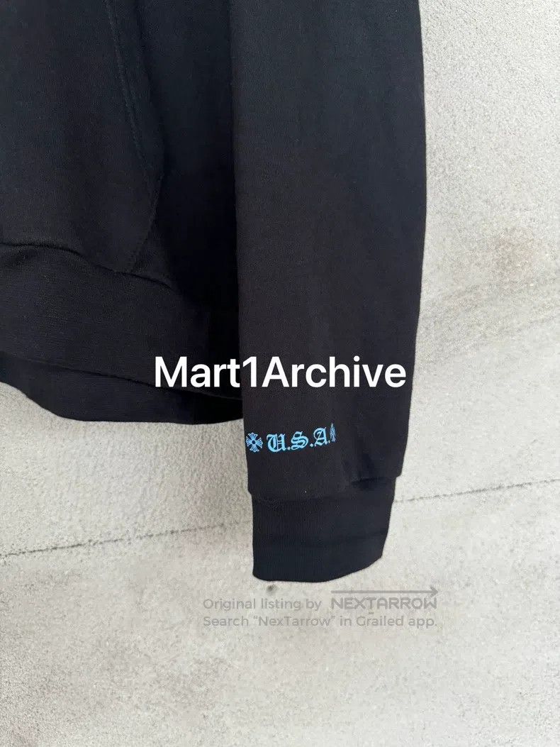 Chrome Hearts CHROME HEARTS Black Hoodie with Blue Limited Edition Horse Size US L / EU 52-54 / 3 - 5 Thumbnail