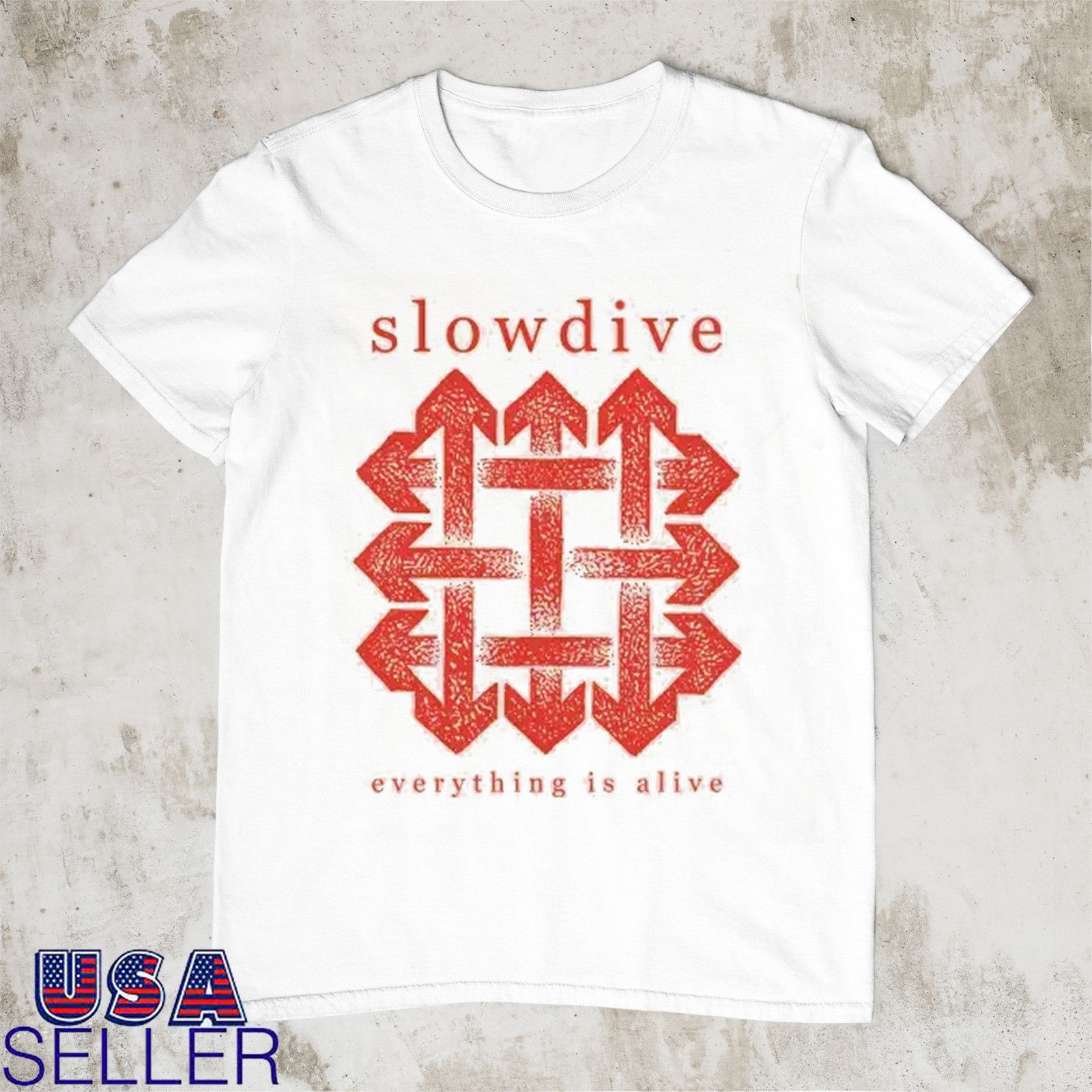 Other Slowdive BAND Everything IS ALIVE T Shirt sz L Size US L / EU 52-54 / 3 - 1 Thumbnail