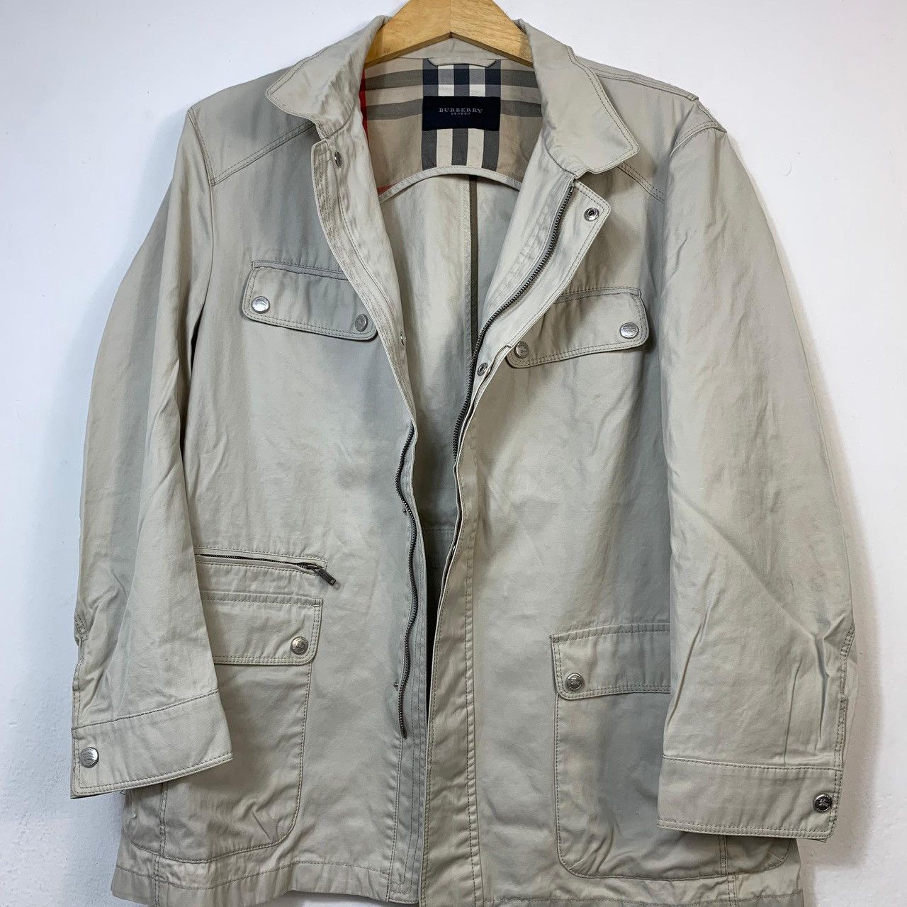 Burberry Burberry London Men's Field Jacket Nova Check Lining Size US XL / EU 56 / 4 - 3 Thumbnail