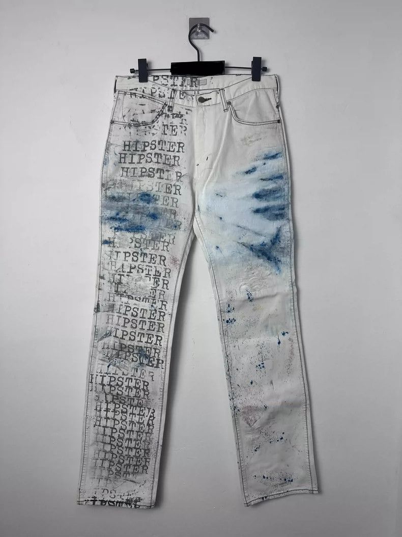 Number (N)ine Number (N)ine size 3 02ss Blue Lacquer Printed Bullet Scree Size US 28 / EU 44 - 1 Thumbnail
