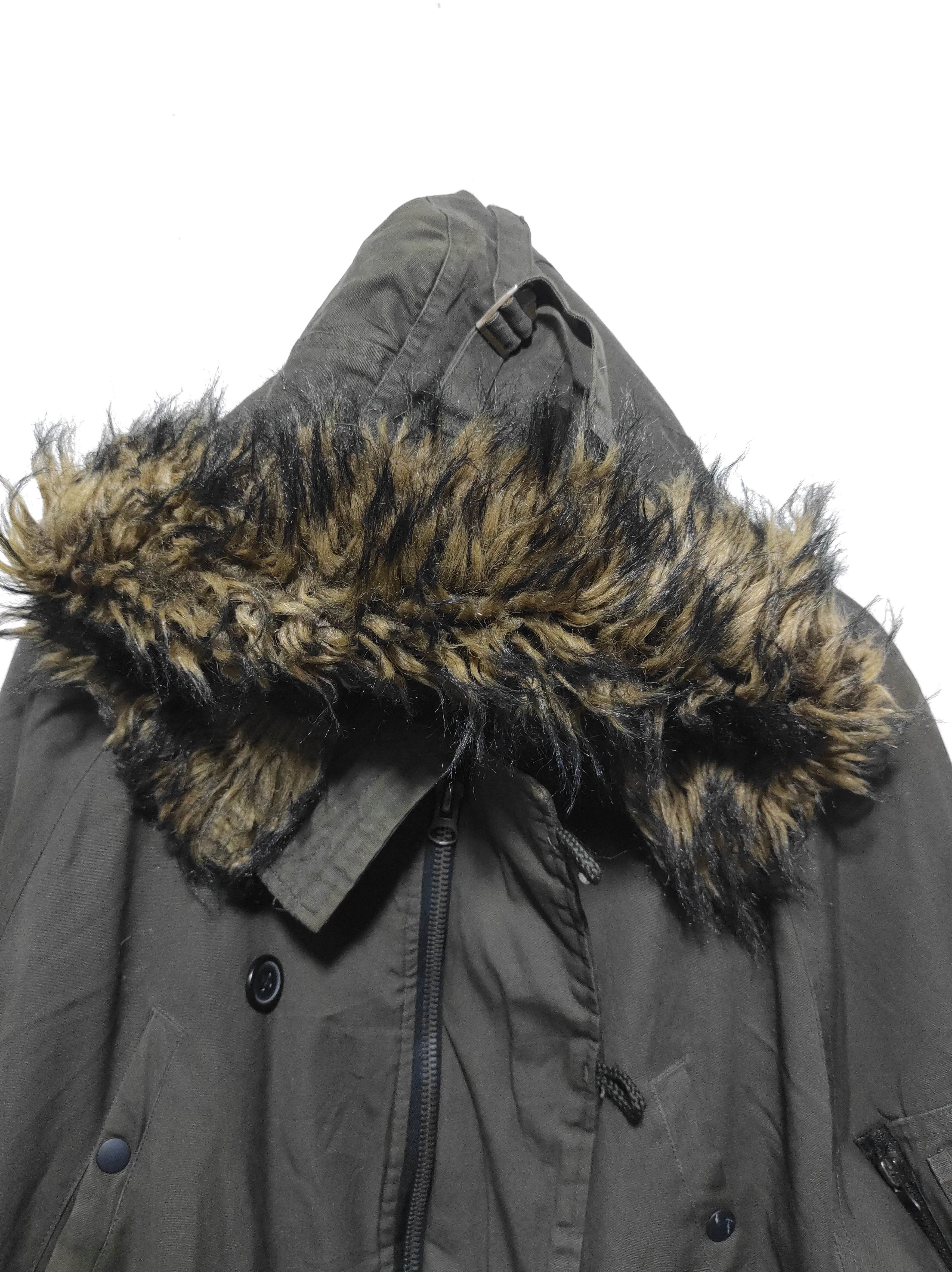 If Six Was Nine MAC EYE Fur Parka Detachable Sherpa Lining Olive N-3B Style Size US L / EU 52-54 / 3 - 18 Thumbnail