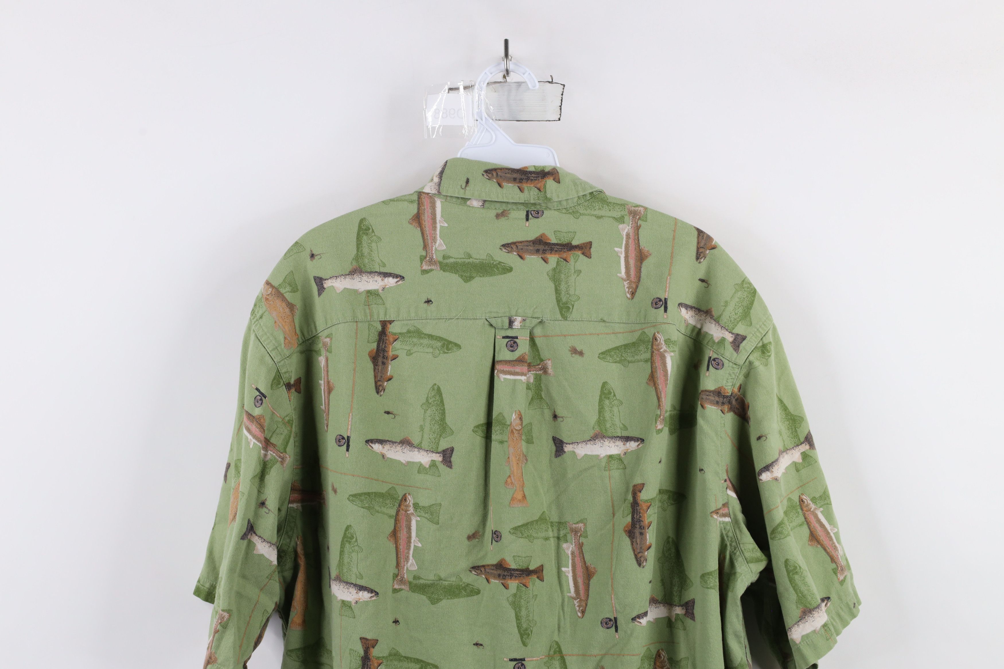 Columbia × Vintage Vintage Columbia All Over Print Short Sleeve Button Shirt Size US L / EU 52-54 / 3 - 10 Thumbnail