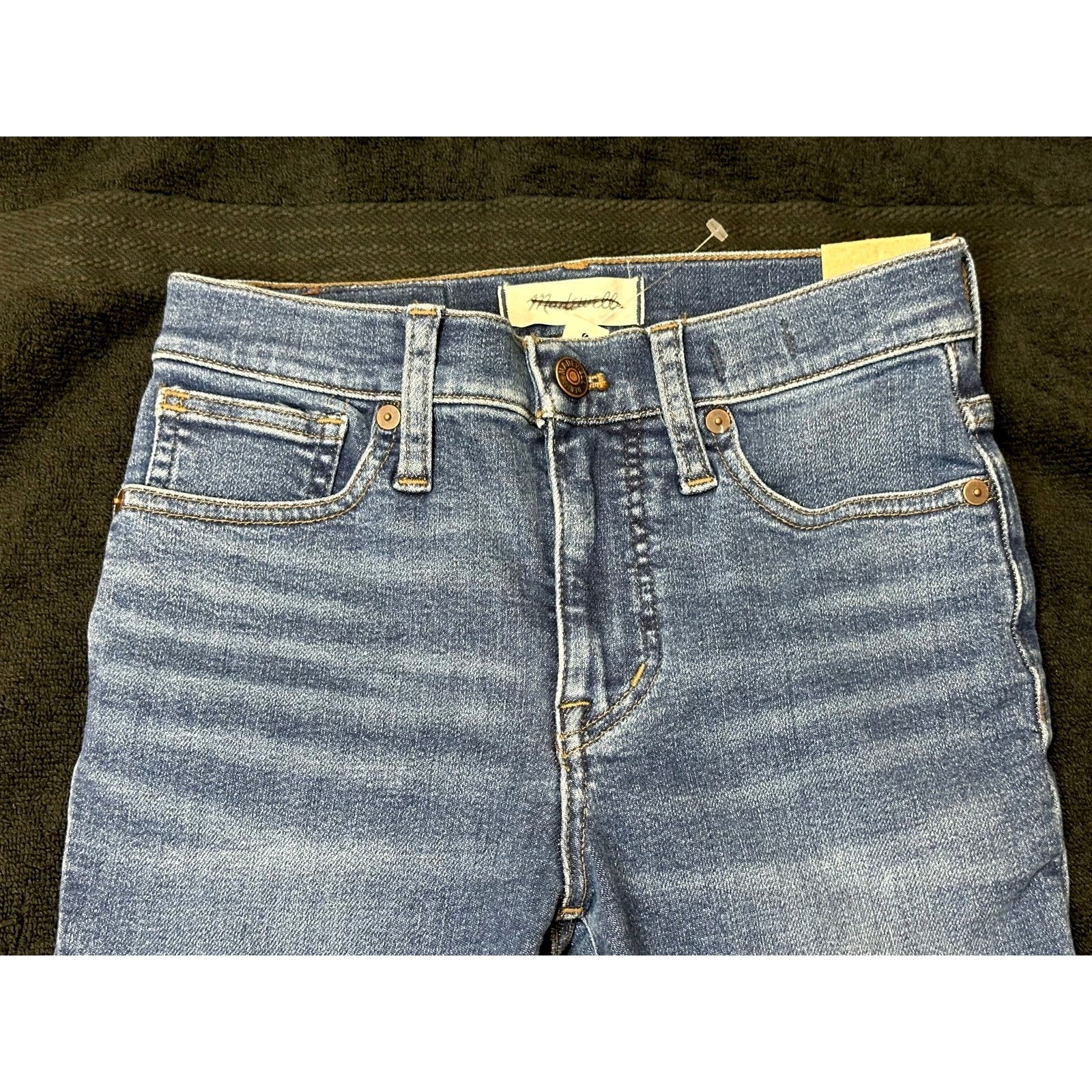 Madewell Madewell 9" Mid-Rise Skinny Jeans Cloverdale Wash 24 Size 24" / US 00 / IT 34 - 6 Thumbnail