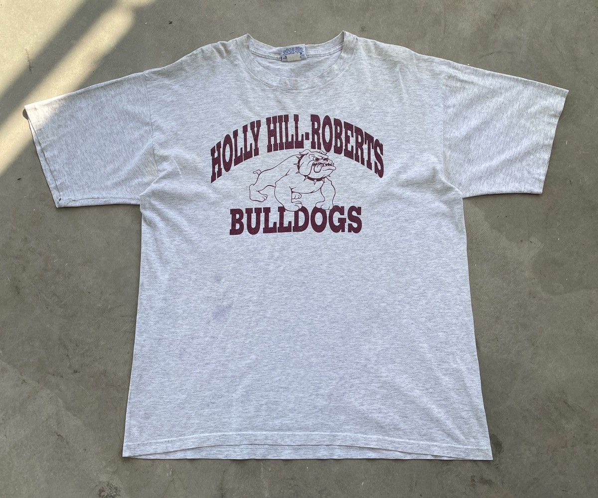 Reebok × Vintage VINTAGE REEBOK HOLLY HILL-ROBERTS BULLDOGS TEE Size US XL / EU 56 / 4 - 3 Thumbnail