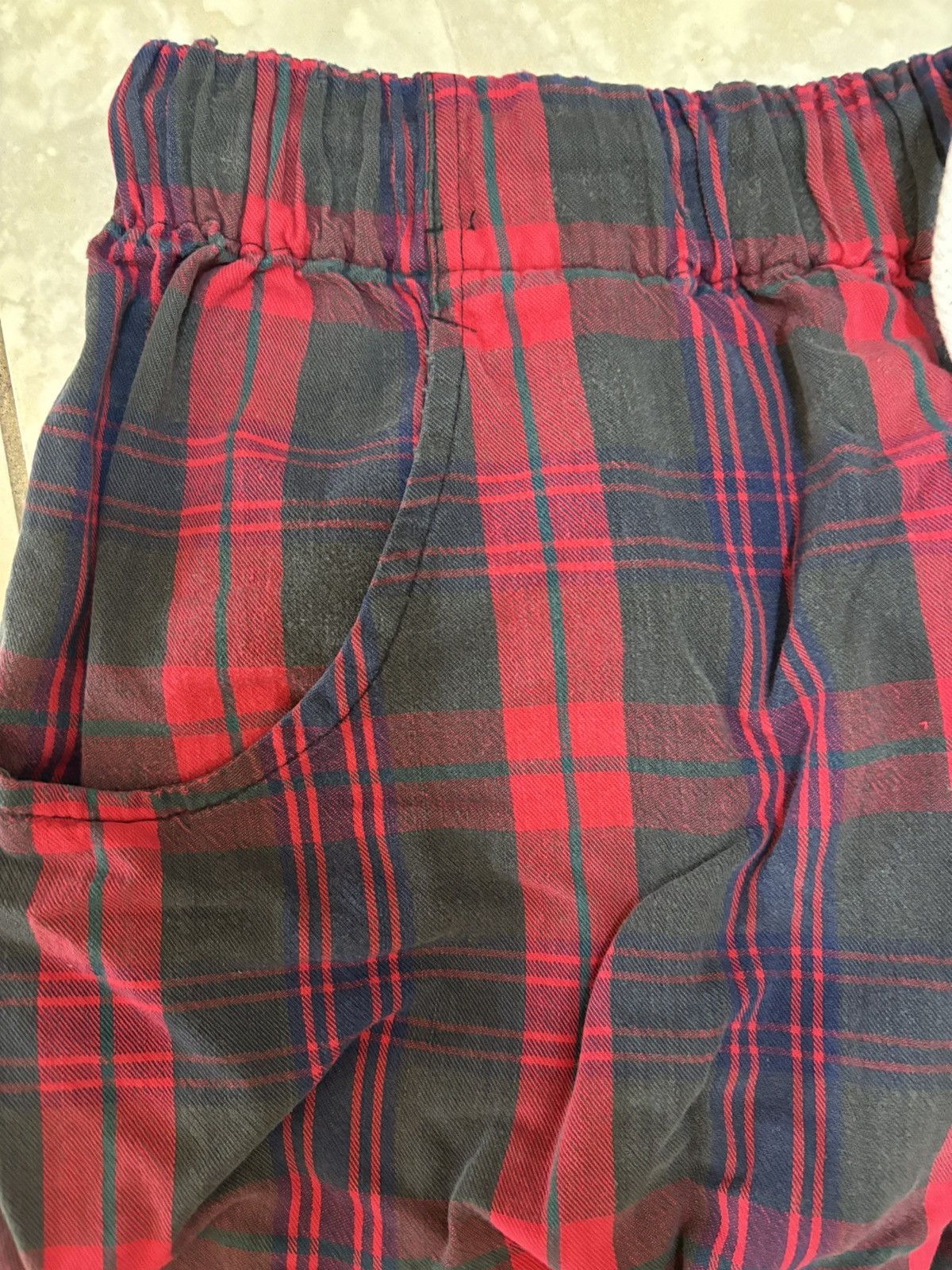 Vintage Rare Vintage 90s Anarchic Adjustment plaid tartan black red Size US 30 / EU 46 - 8 Thumbnail