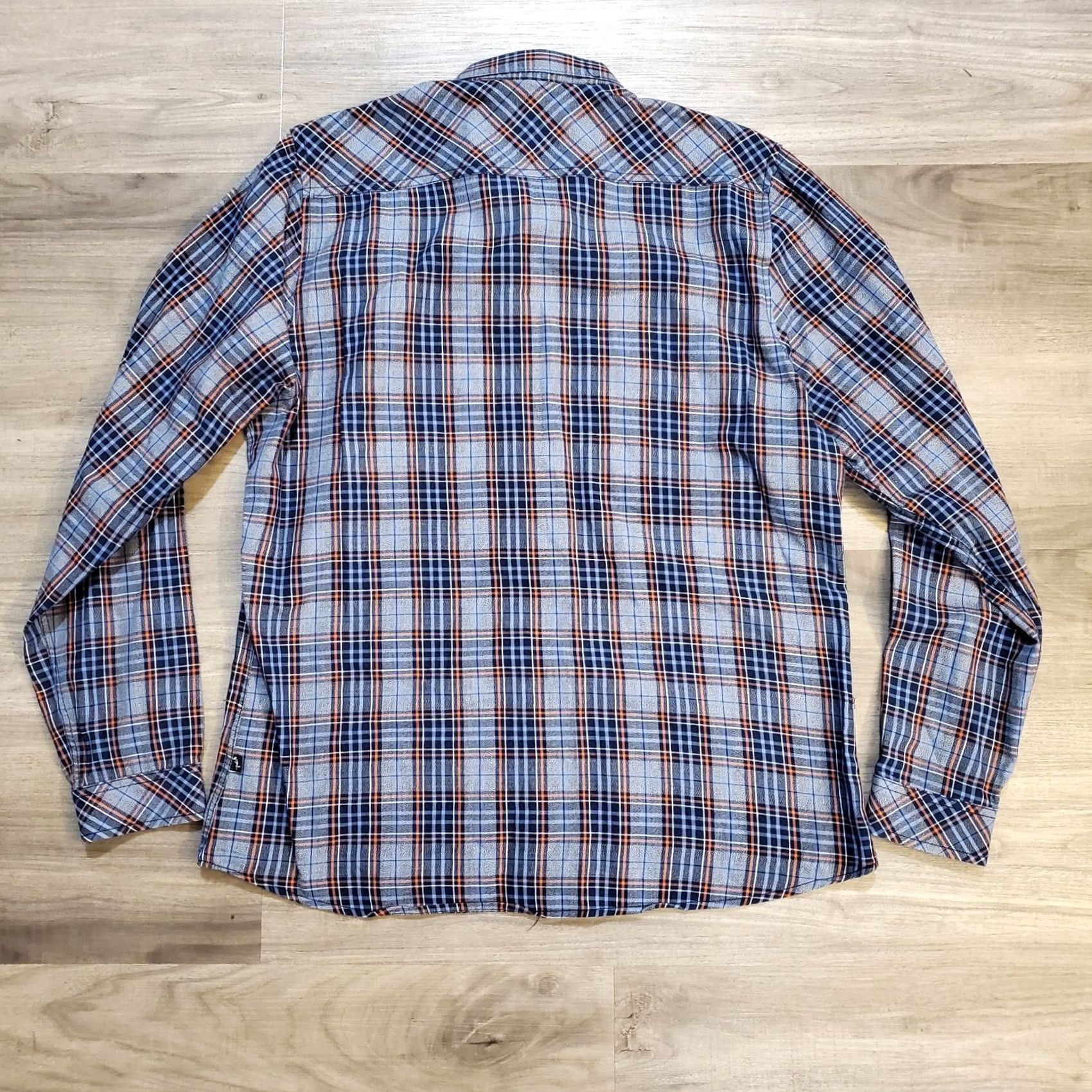 Vintage Civil Society Mens XL Blue Plaid Button-Down Shirt NWOT Preppy Academia Shirt Size US XL / EU 56 / 4 - 2 Thumbnail