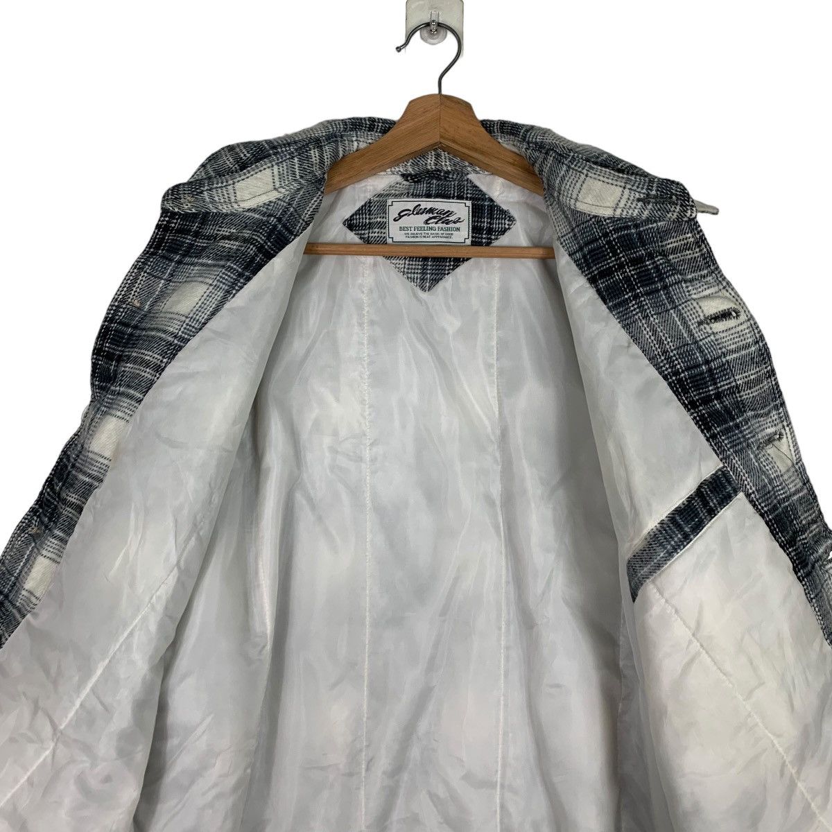 Flannel GLEEMAN CLUB Four Pocket Tartan Flannel Jacket #0560-C26 Size US L / EU 52-54 / 3 - 12 Thumbnail