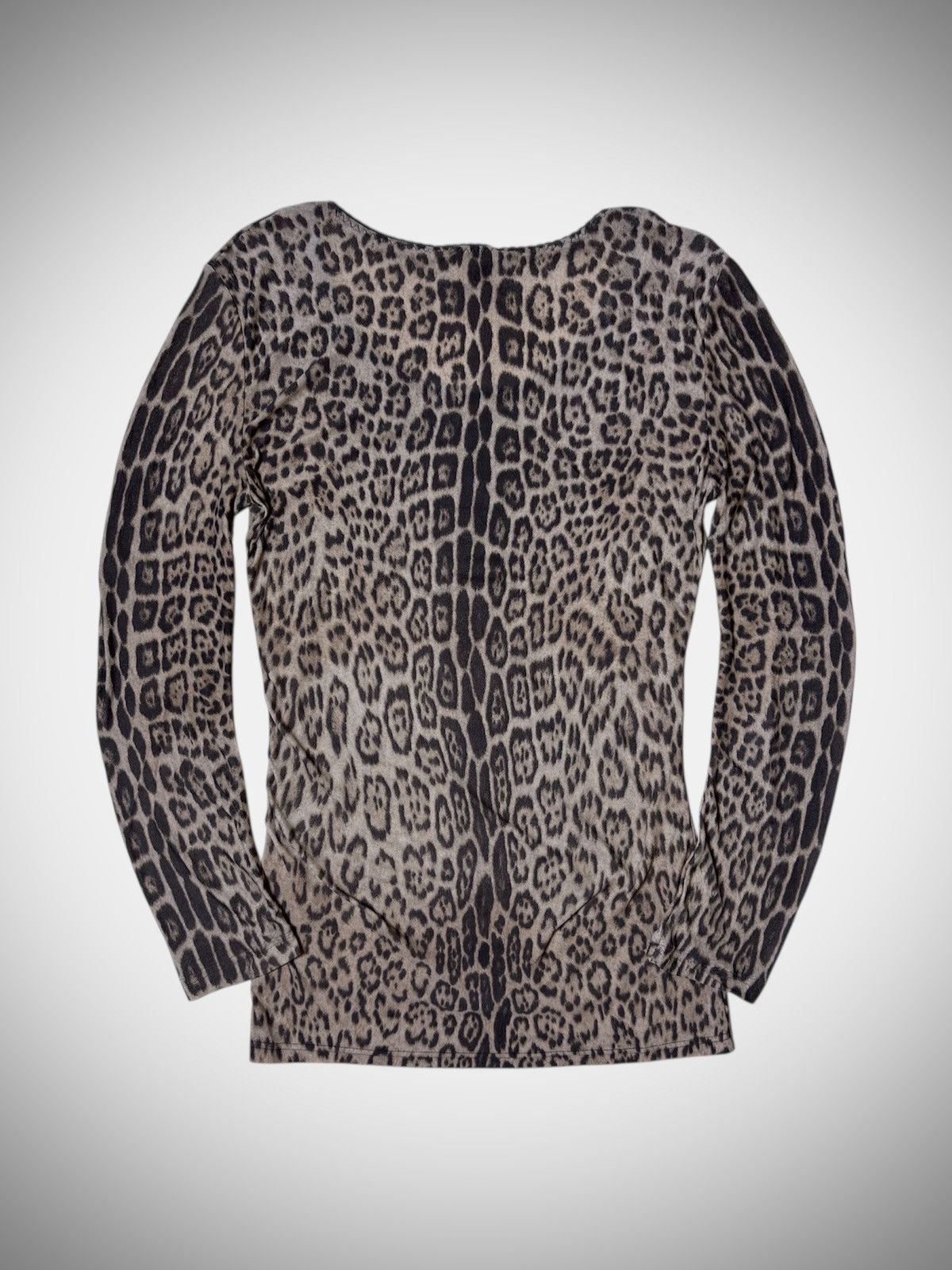 Roberto Cavalli Roberto Cavalli - Leopard Underwear Tee Size M / US 6-8 / IT 42-44 - 5 Thumbnail