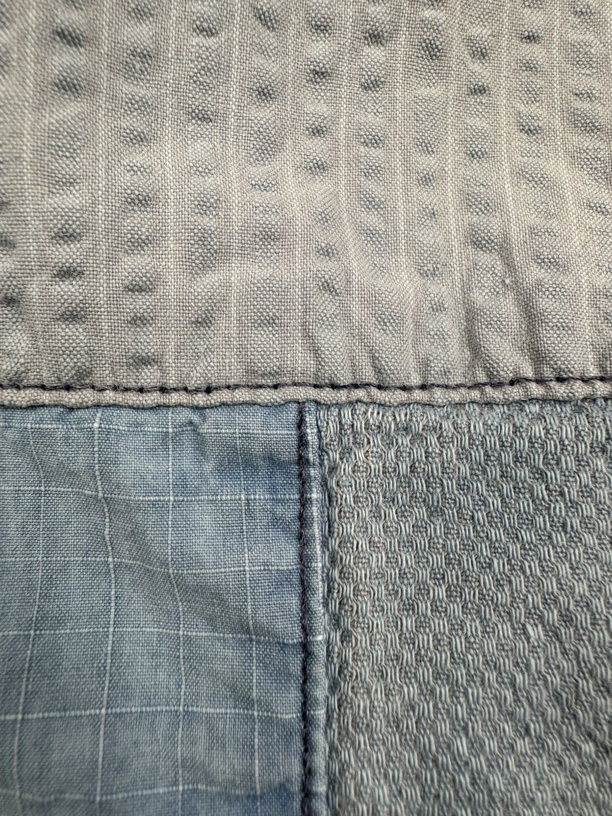 FDMTL Vintage FDMTL crazy patchwork sashiko boro style shirt Size US S / EU 44-46 / 1 - 14 Thumbnail