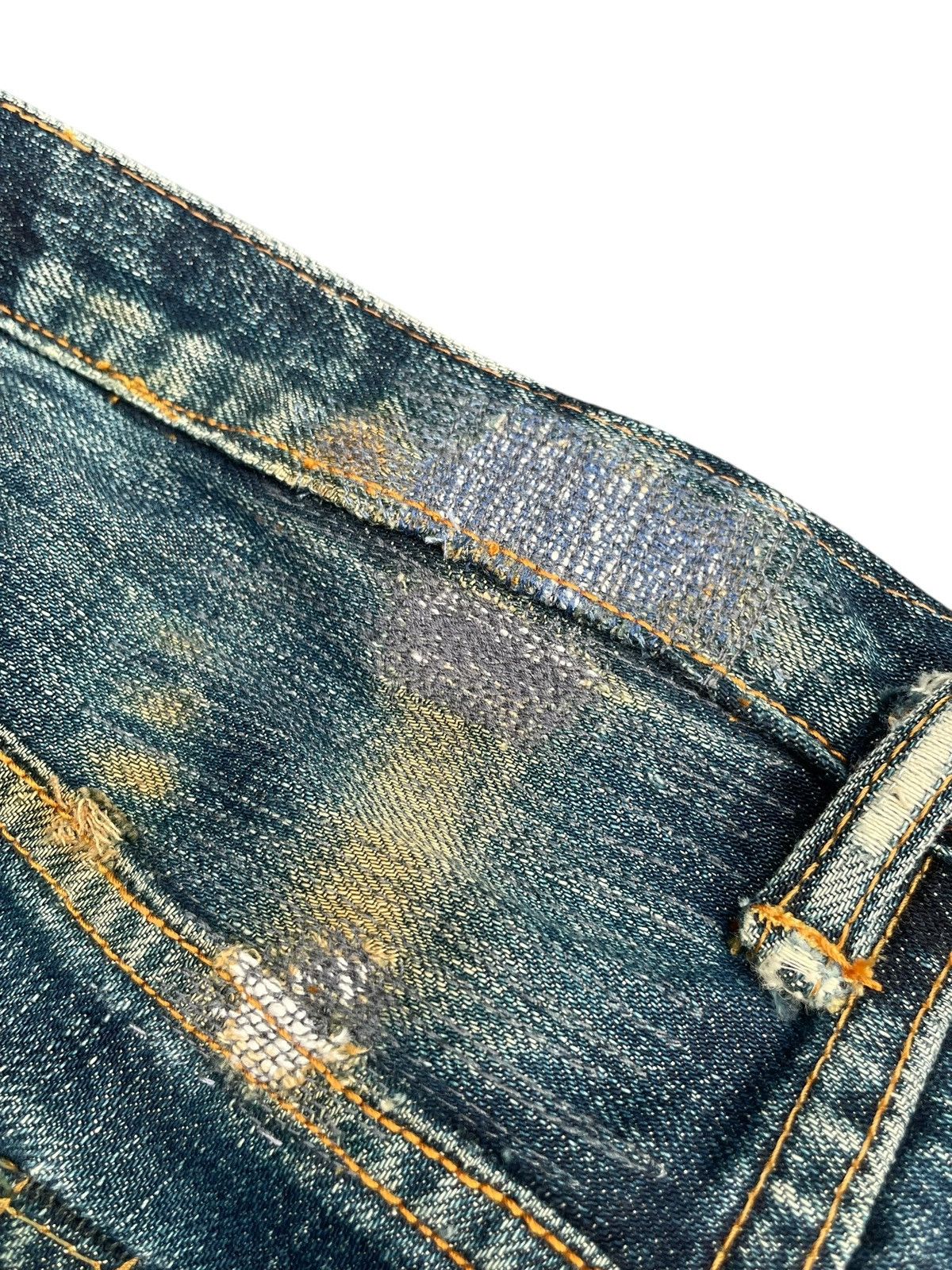 Japanese Brand Ships Redline Selvedge Denim Size US 36 / EU 52 - 9 Thumbnail