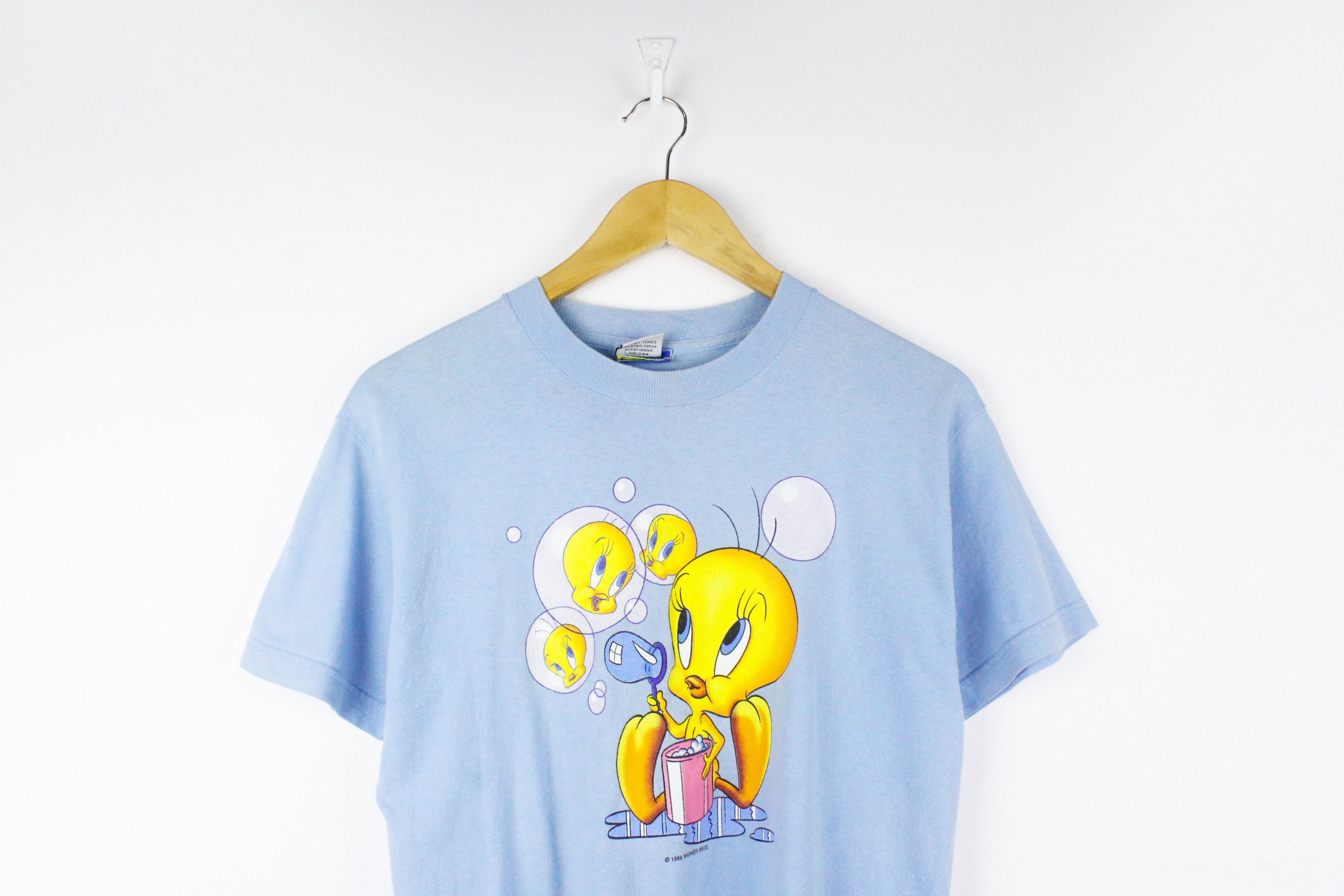 Cartoon Network × Vintage × Warner Bros Vintage 1998 Looney Tunes Tweety Bird Graphic T-shirt Size US XS / EU 42 / 0 - 2 Thumbnail