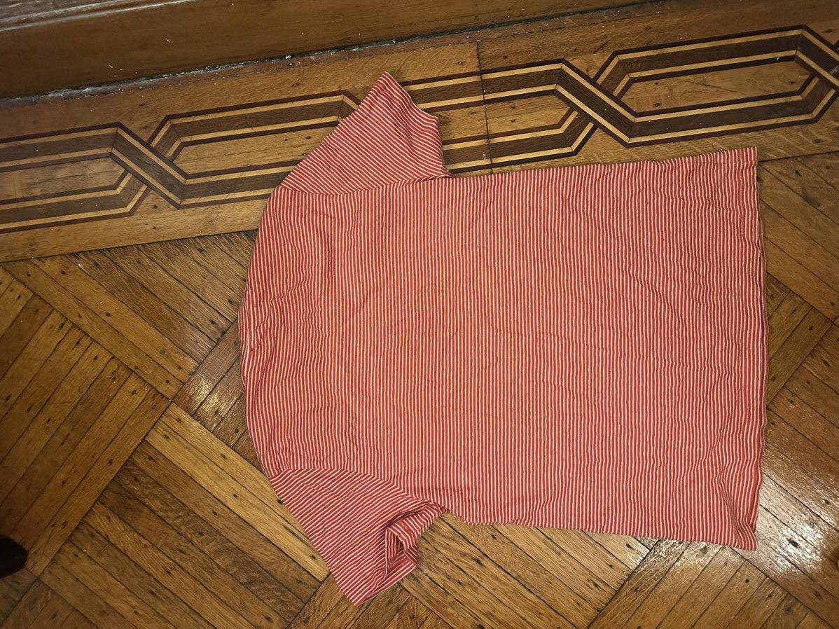 A.P.C. APC T-shirt red white stripped Size US M / EU 48-50 / 2 - 4 Thumbnail