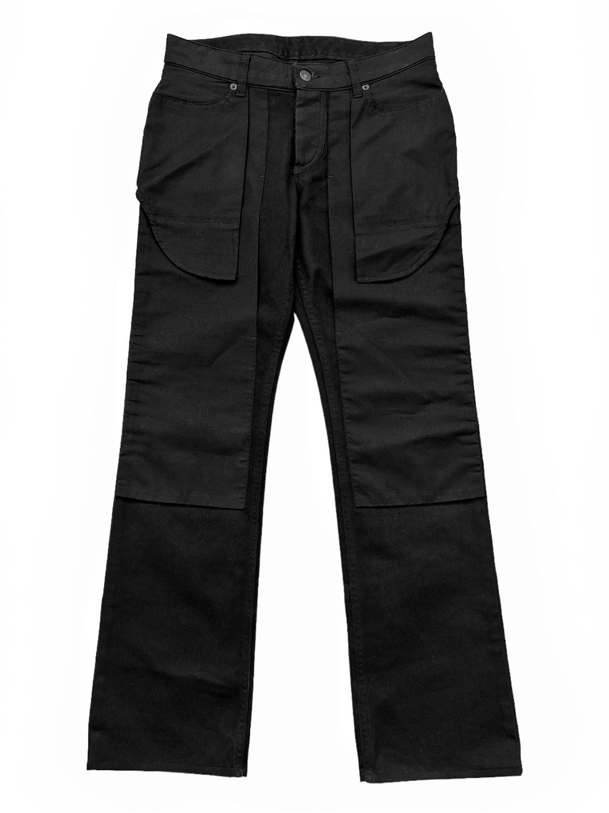 Helmut Lang SS2003 Inside Out Black Denim Jeans | Grailed