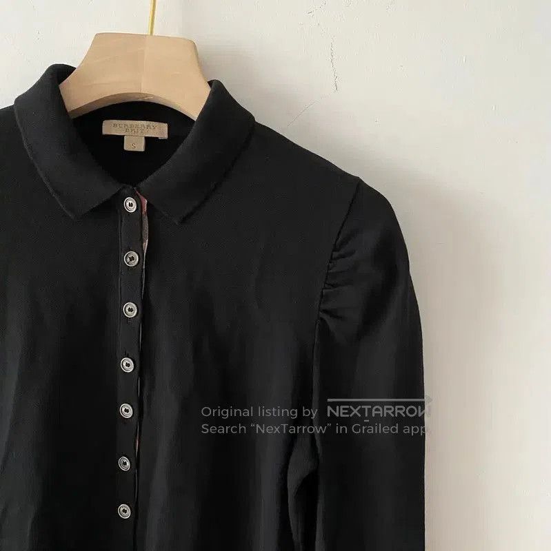 Burberry Burberry Black Cotton Long Sleeve T-Shirt. Size S / US 4 / IT 40 - 5 Thumbnail