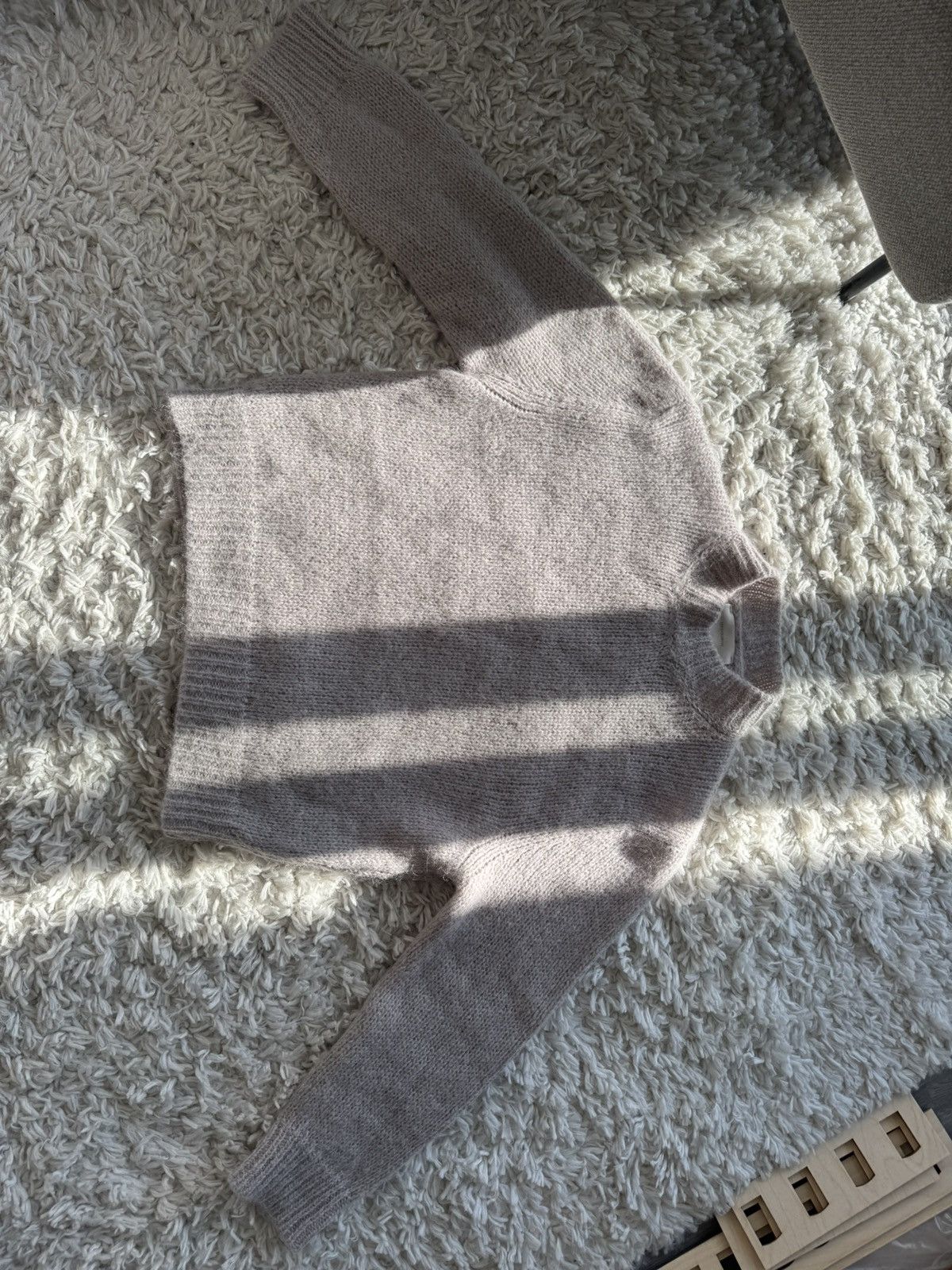 FiveFourFive 545 Grey Mohair Knit Size US XS / EU 42 / 0 - 1 Thumbnail