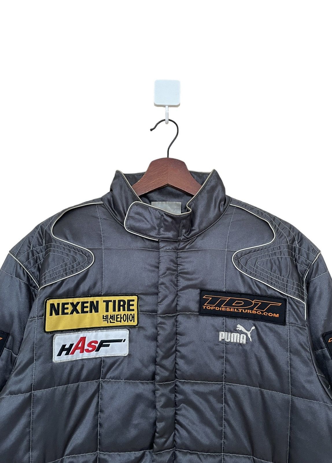 Puma Vintage Brand Puma Racing Bomber Jacket 1990s Size US L / EU 52-54 / 3 - 8 Thumbnail