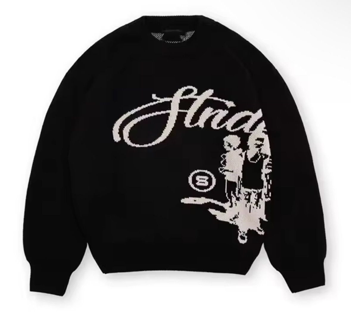 Japanese Brand Streetwear Vintage Retro Cartoon Sweater Men Women Knitwear Size US M / EU 48-50 / 2 - 1 Thumbnail