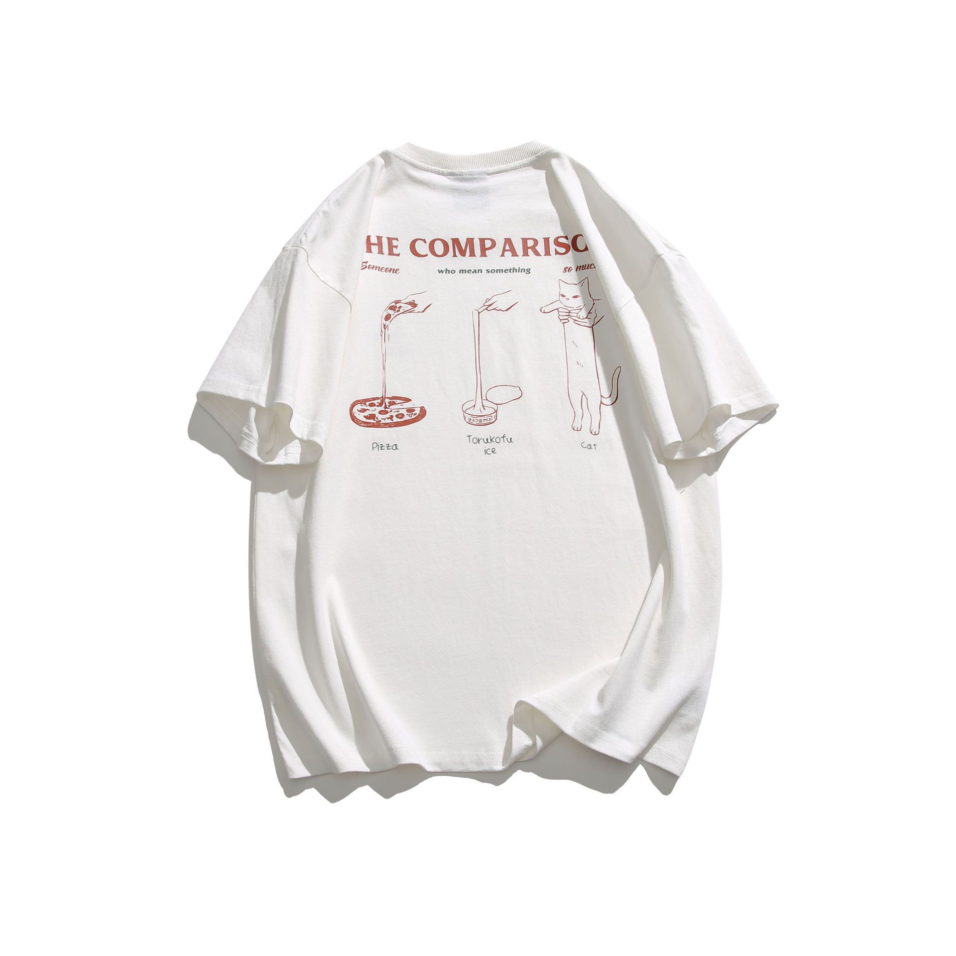 Japanese Brand × Vintage Japanese retro back kitten print casual simple tee Size US M / EU 48-50 / 2 - 1 Thumbnail