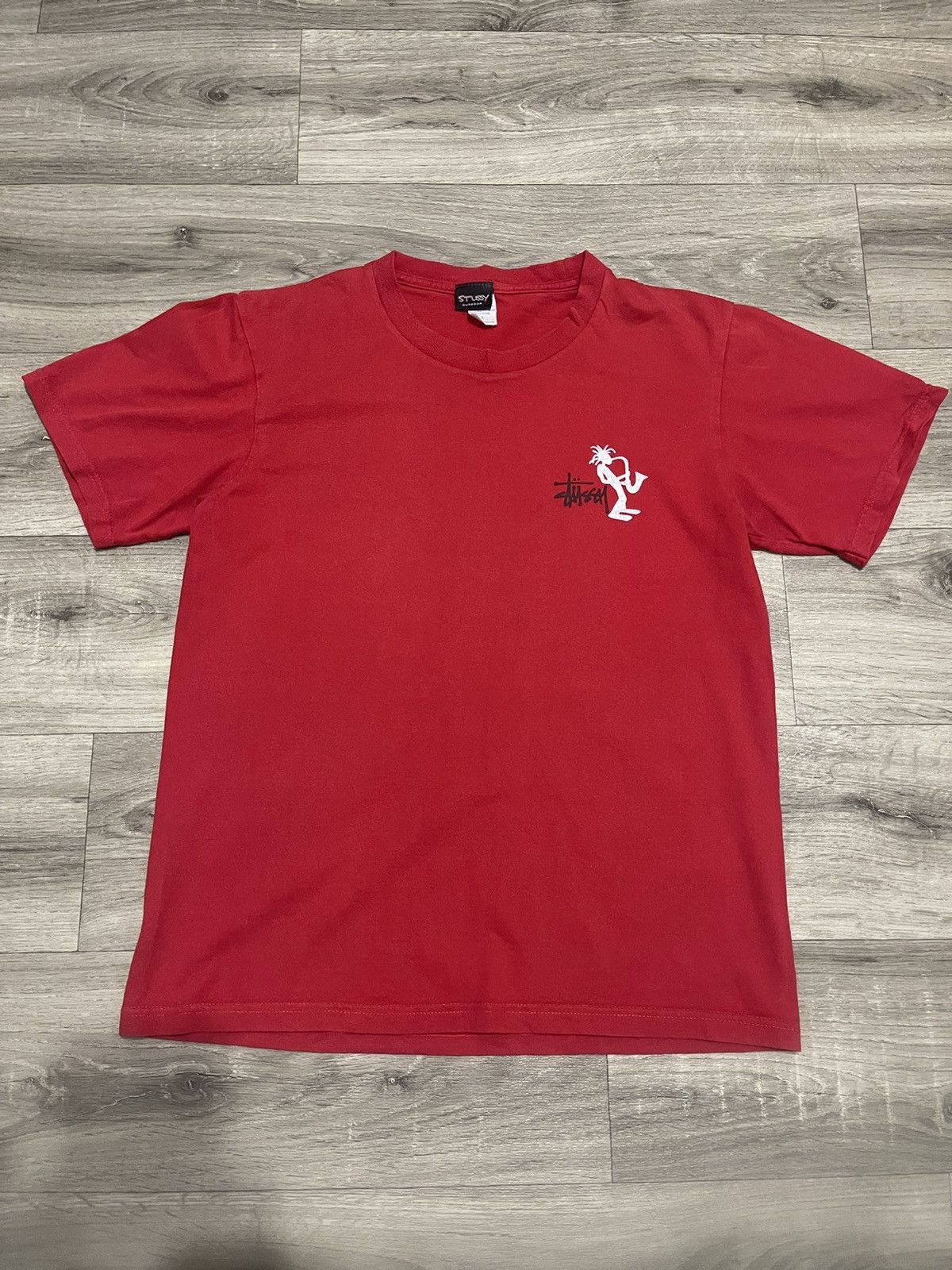 Stussy STUSSY VINTAGE Y2K TSHIRT JAZZ OUTDOOR STREETWEAR BIG LOGO Size US L / EU 52-54 / 3 - 2 Thumbnail