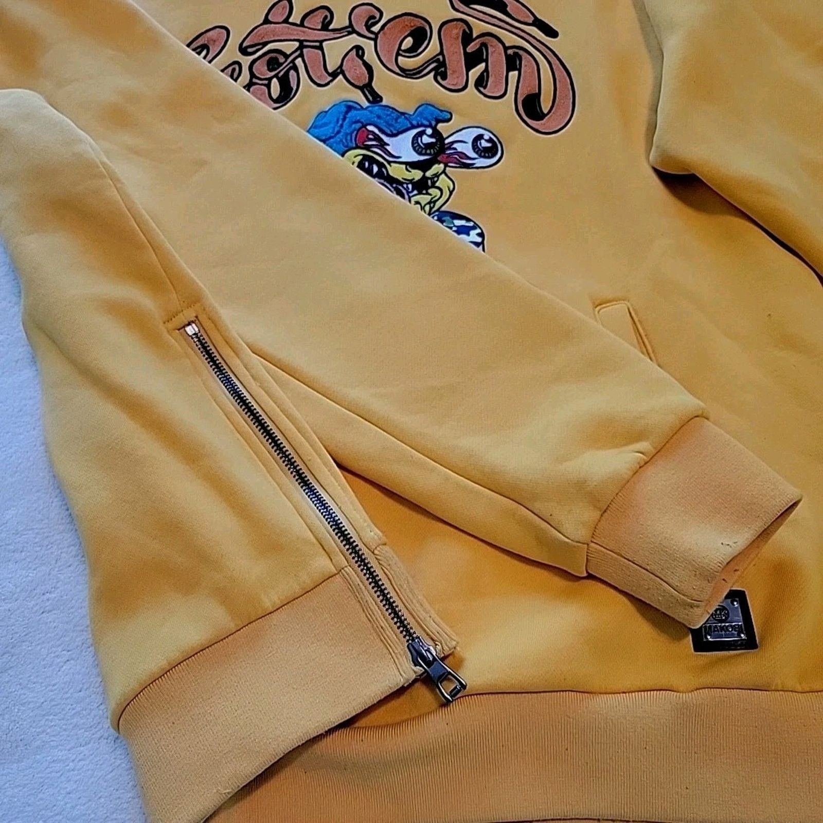 Other MAKOBI GetEm Hoodie Yellow Sneaker Junkie XL Auth Streetwear Size US XL / EU 56 / 4 - 9 Thumbnail