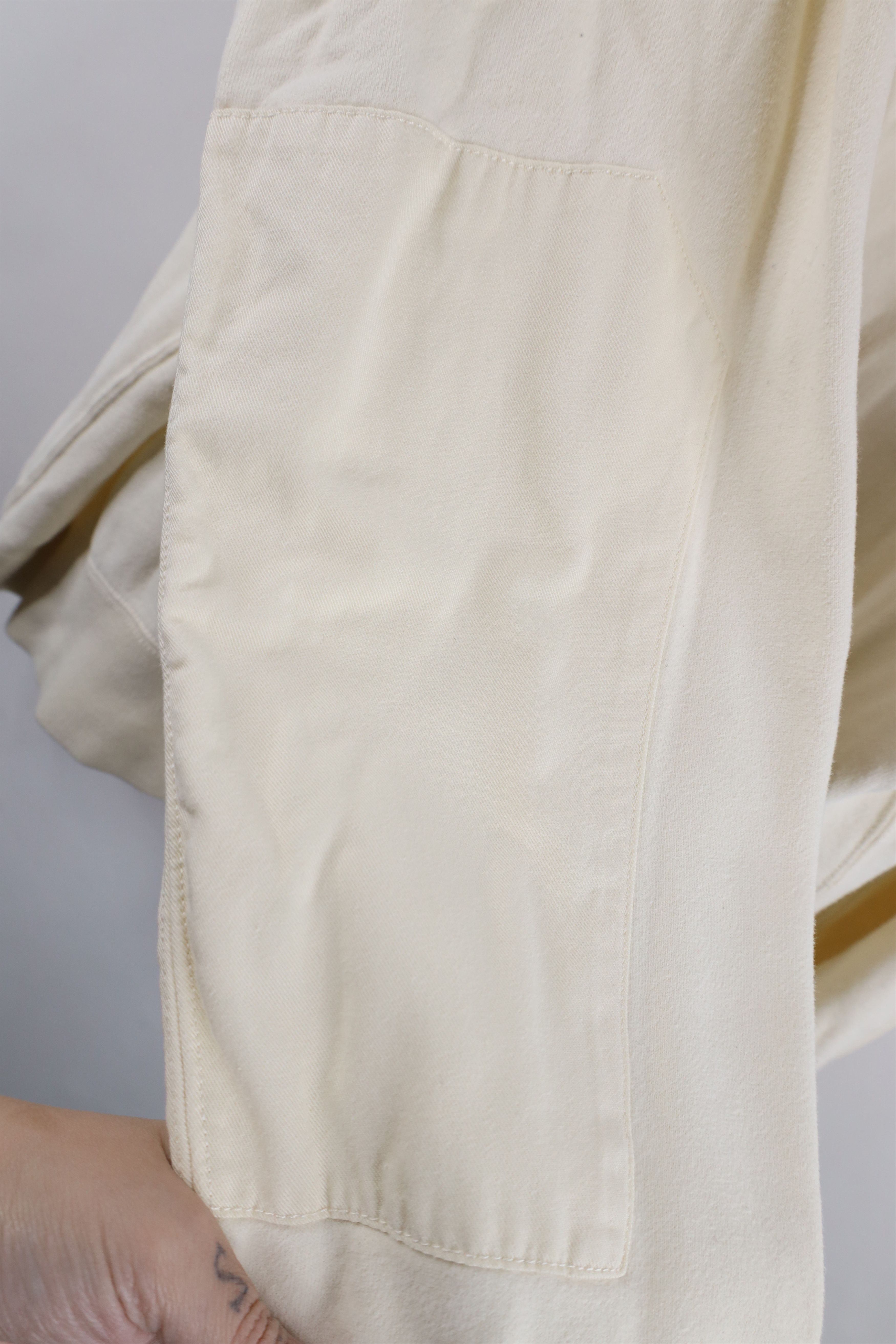 Ralph Lauren Vintage 90s Ralph Lauren Commando Military Sweatshirt Cream Size US XL / EU 56 / 4 - 8 Thumbnail