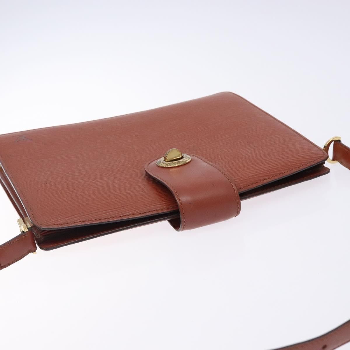 Louis Vuitton LOUIS VUITTON Epi Capuchin Shoulder Bag Brown M52343 Size ONE SIZE - 6 Thumbnail