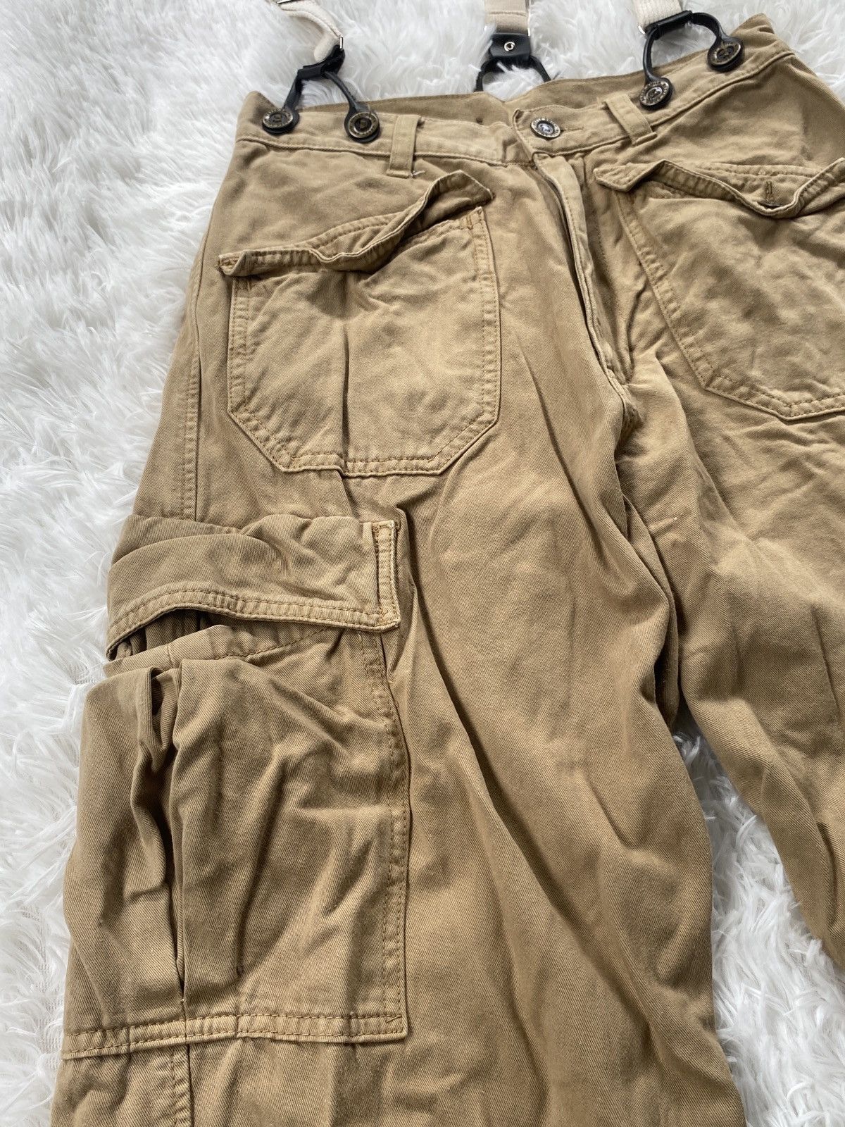 Japanese Brand 🔥BINDING NOW🔥Betty Smith brown parachute cargo pant rare Size US 26 / EU 42 - 8 Thumbnail