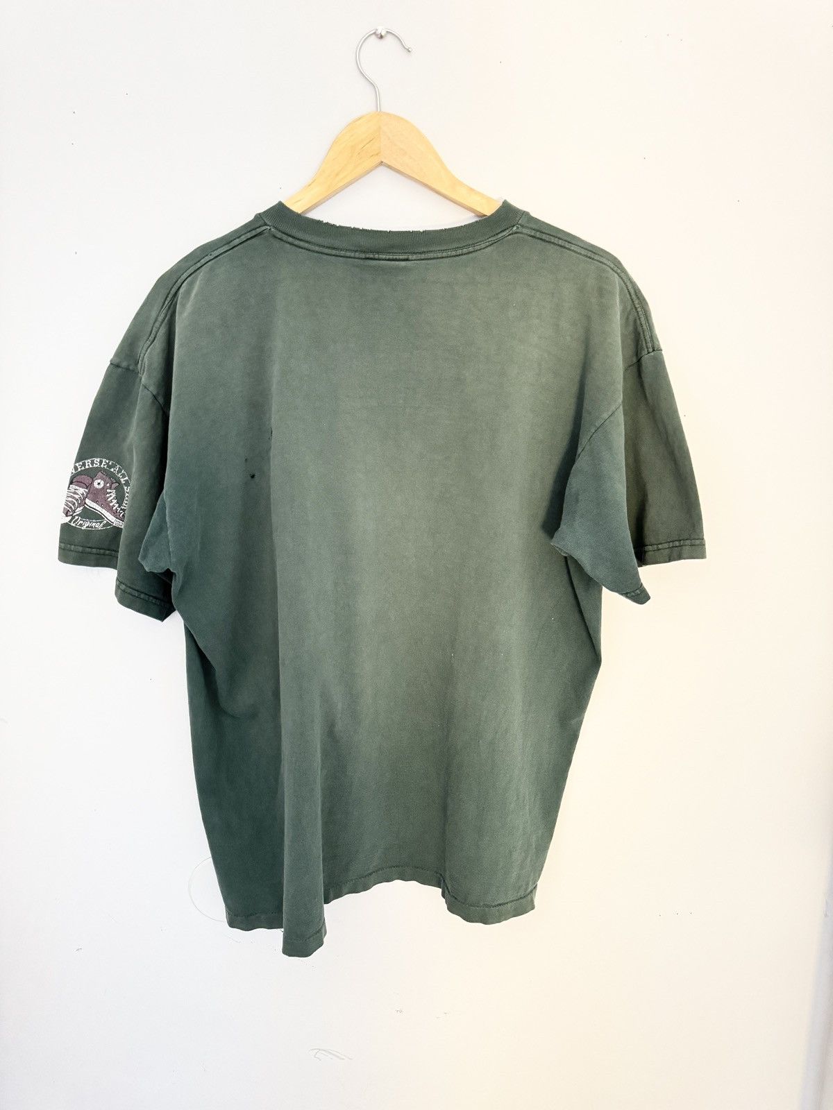 Converse × Vintage Vintage 90’s Converse Chuck Taylor High Graphic Tee Faded Size US XL / EU 56 / 4 - 6 Thumbnail