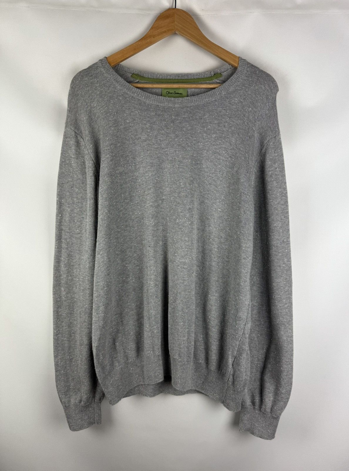Oliver Sweeney Oliver Sweeney Basic Long Sleeve Cotton Sweater Pullover Size US XL / EU 56 / 4 - 1 Thumbnail