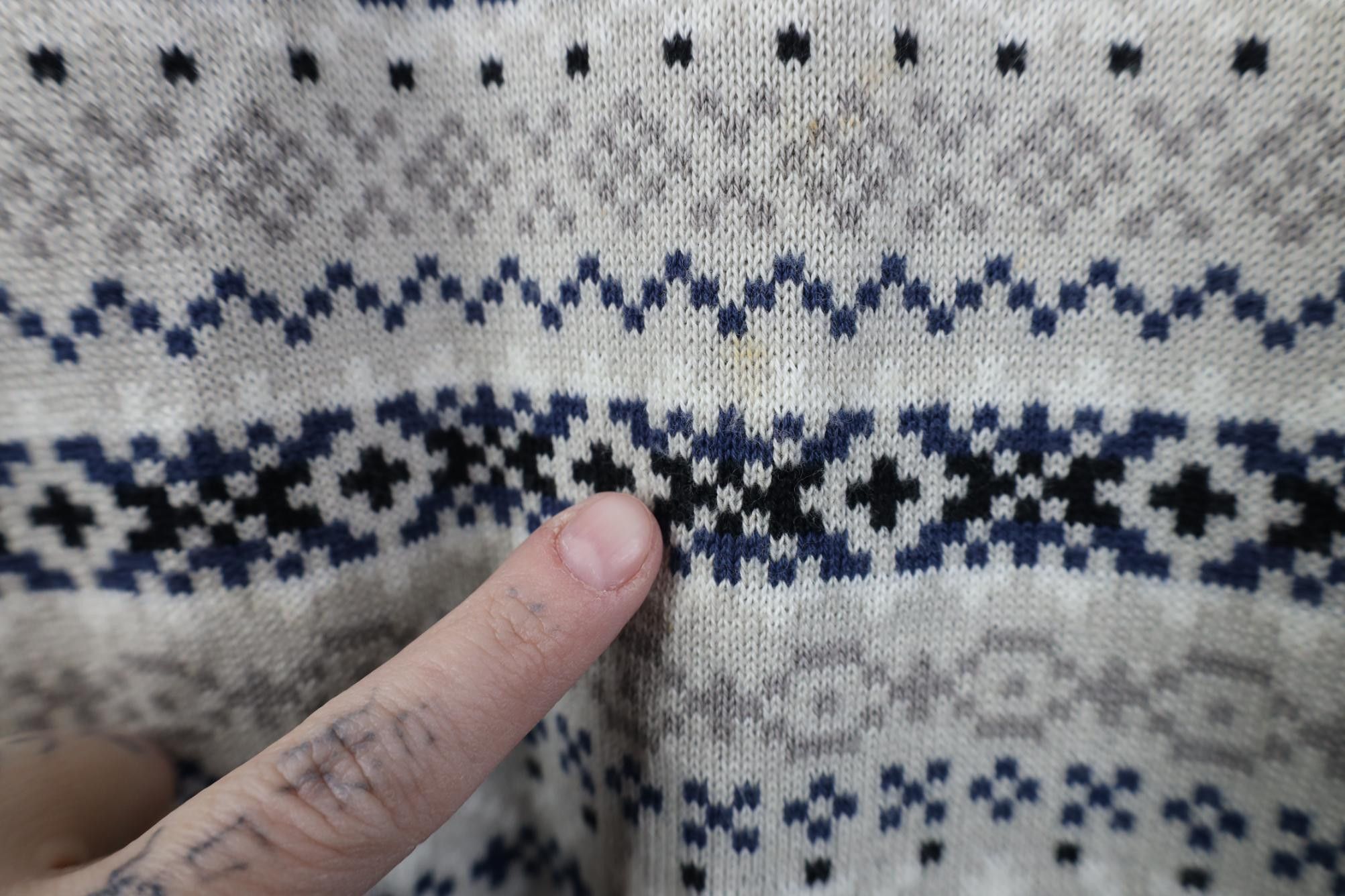 Reebok Vintage 90s Y2K Reebok Golf Fair Isle V-Neck Sweater Vest Size US XL / EU 56 / 4 - 4 Thumbnail