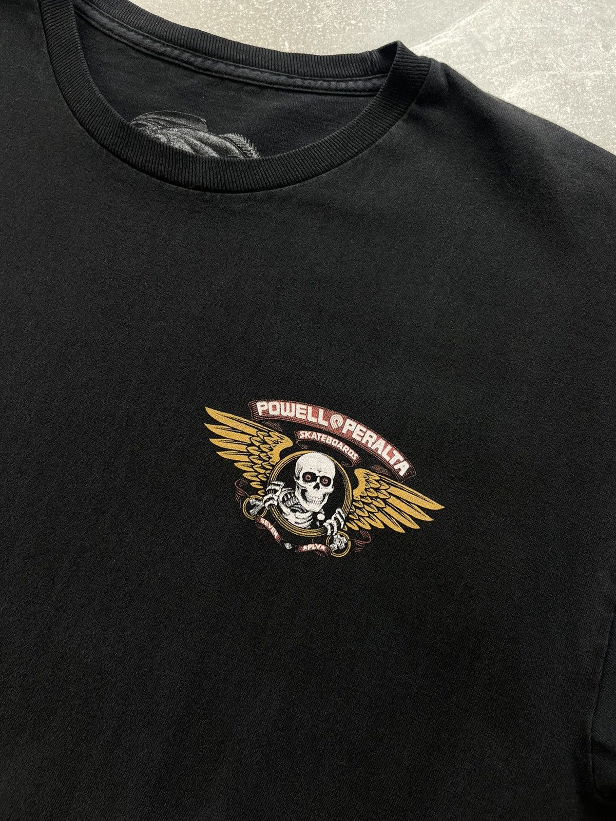 Powell Peralta × Vintage Powell Peralta Ripper Skull Wing Logo Skateboarding T-Shirt Size US L / EU 52-54 / 3 - 7 Thumbnail