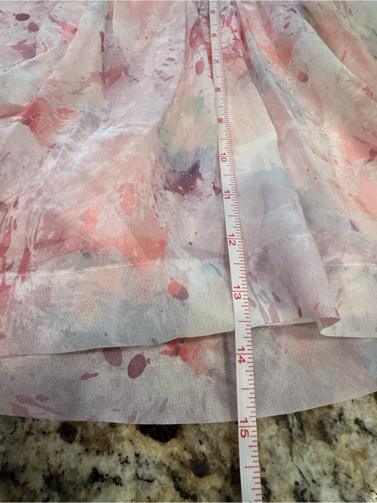 Manifattura Ceccarelli CEC pastel abstract floral shorts smocked pull on waist SM Size 28" / US 6 / IT 42 - 9 Thumbnail