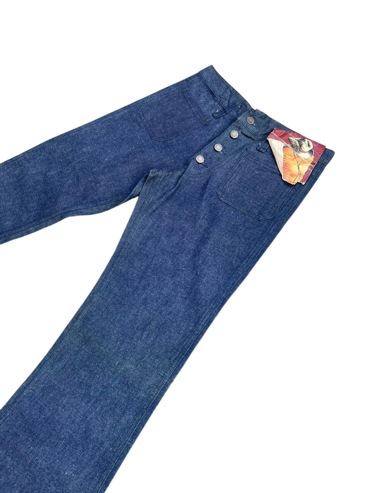 Japanese Brand × Vintage Vintage Deadstock Cosmo Flare Denim Size US 30 / EU 46 - 2 Thumbnail