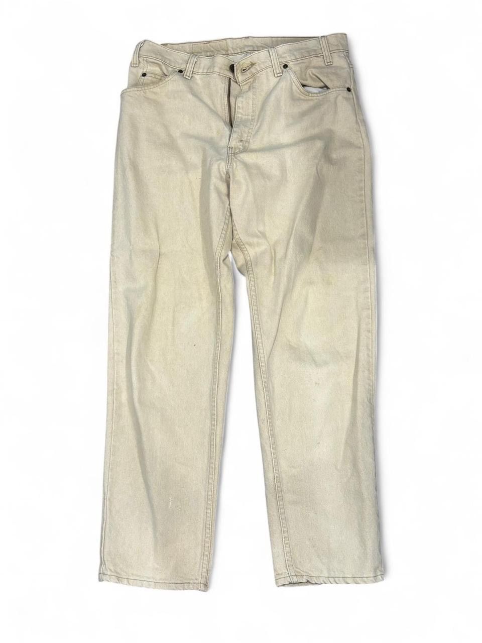 Levi's Cream vintage Levi's 550 jeans Size US 34 / EU 50 - 1 Thumbnail