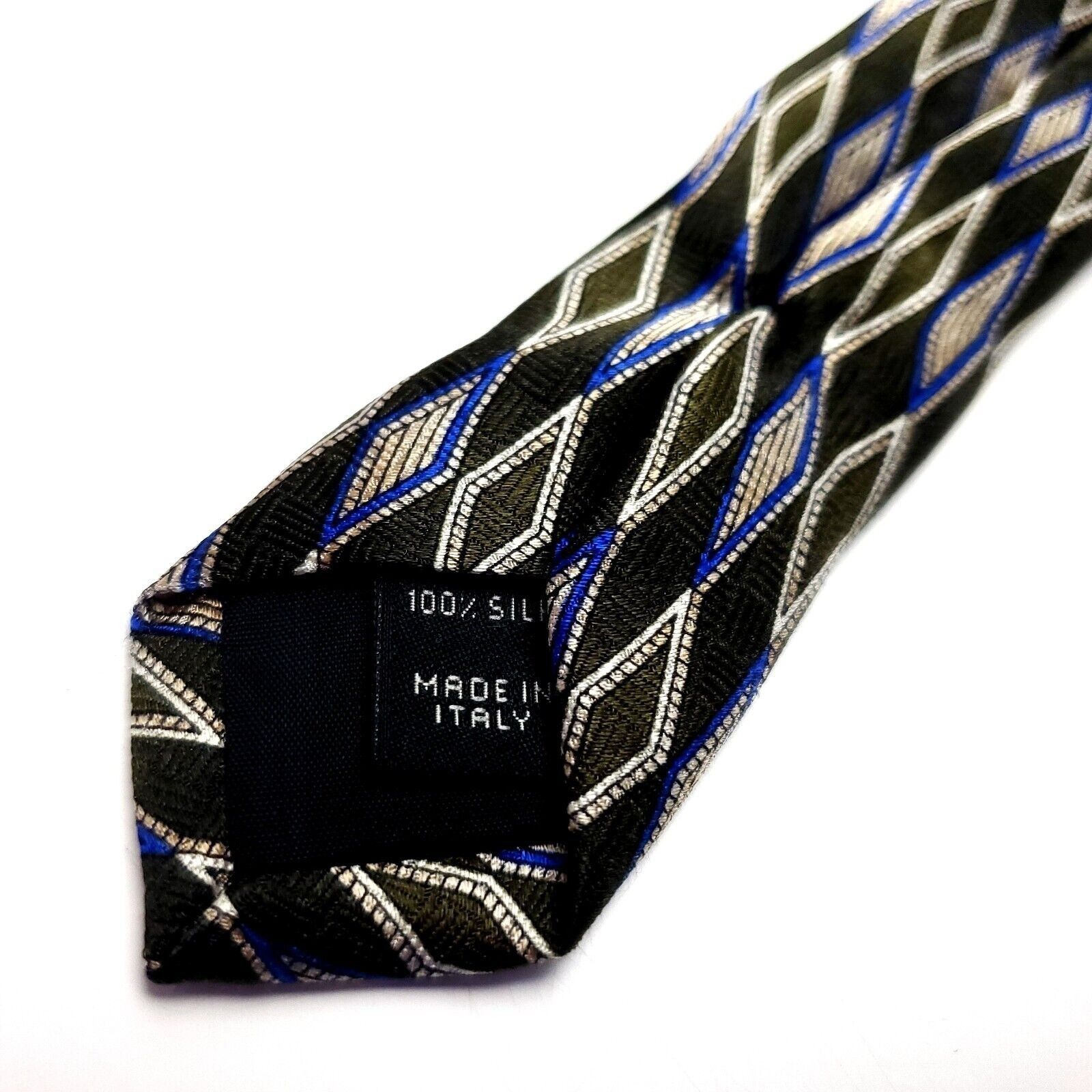 Jos. A. Bank Jos A Bank Multi Colored Silk Tie Woven Long Check Size ONE SIZE - 5 Thumbnail