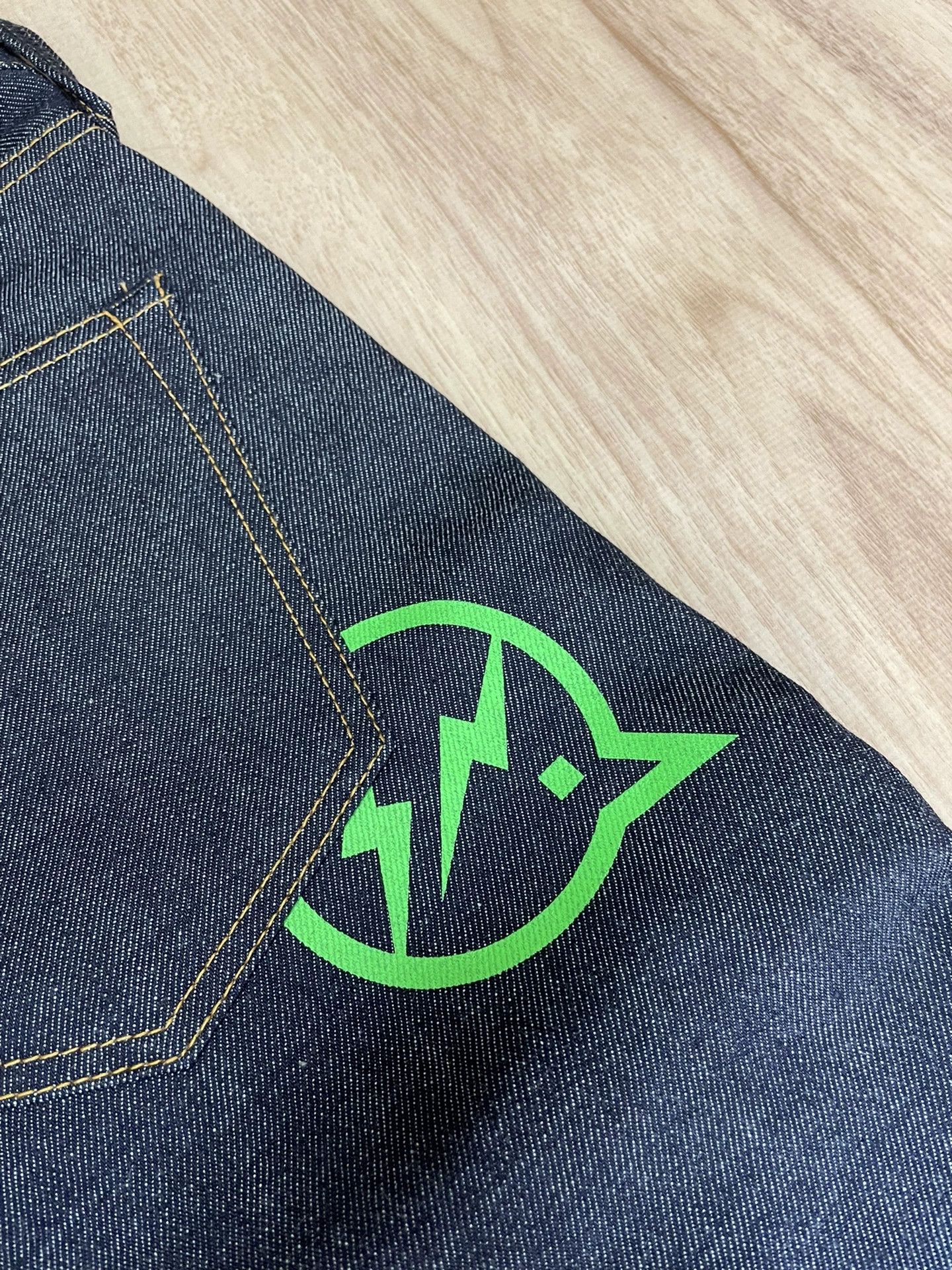 Fragment Design FRAGMENT x VANQUISH Green Flash Raw 9-Jeans W30 New Size US 30 / EU 46 - 4 Thumbnail